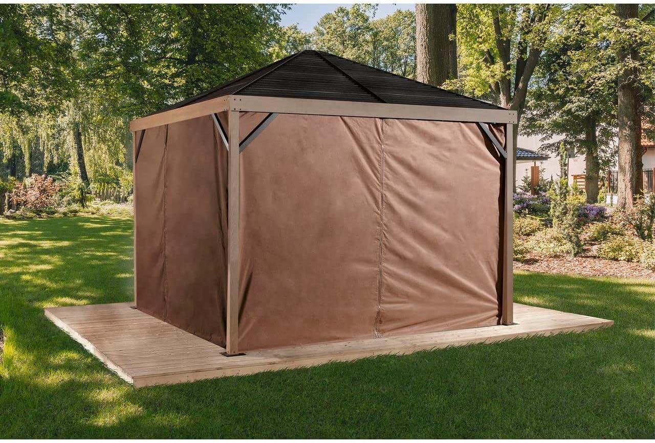 Sojag Brown Polyester Screen for Gazebo