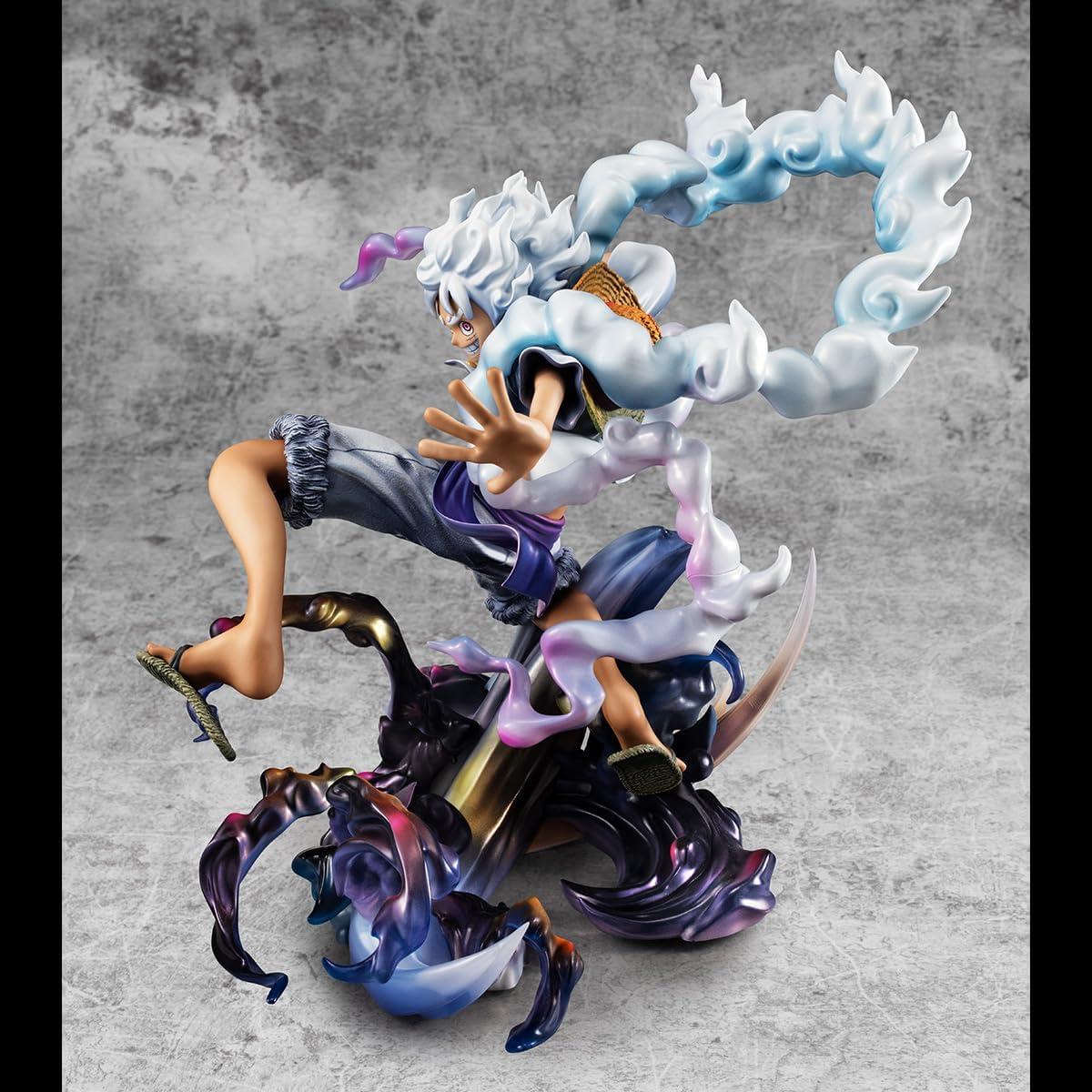 MegaHouse One Piece: Monkey D. Luffy Gear Five Wa-Maximum Portrait of Pirates (P.O.P.) PVC Figure