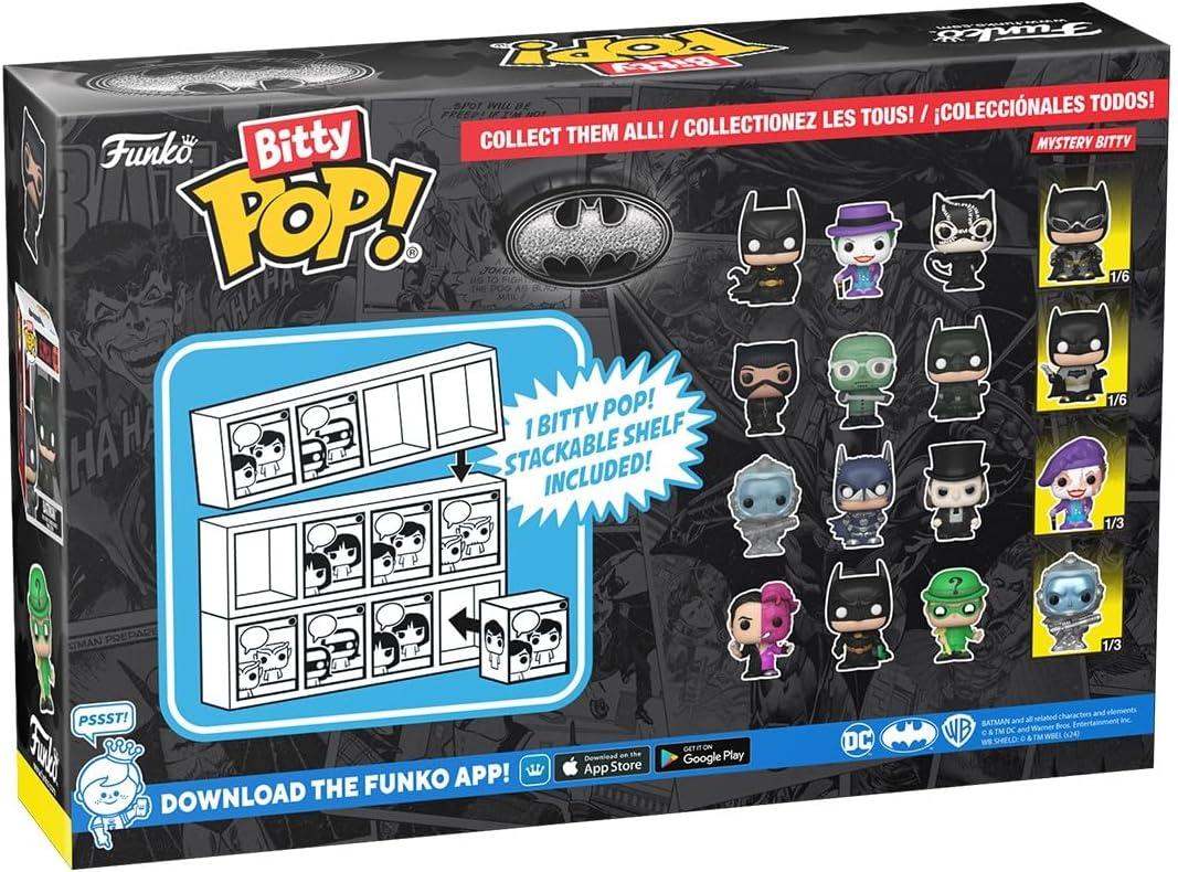 Batman 85th Anniversary Mini Collectible Toy Set with Display Case