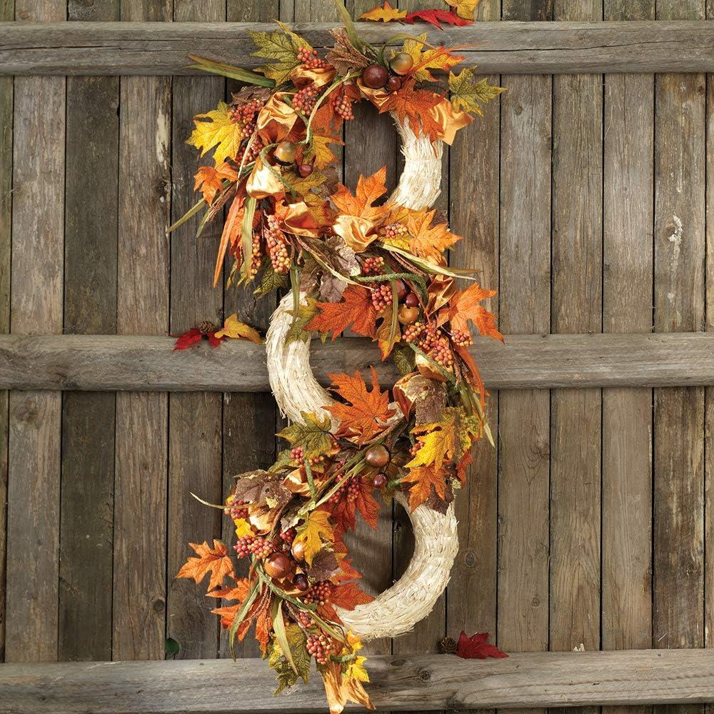Natural Straw 18-Inch Outdoor Floral Wreath Form