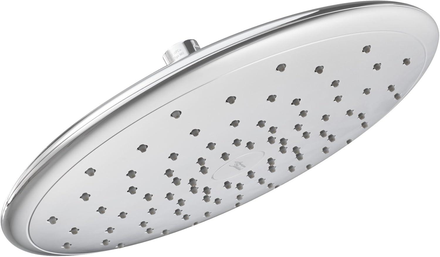 Polished Chrome 11-Inch Rain Shower Head with Easy Clean Nozzles