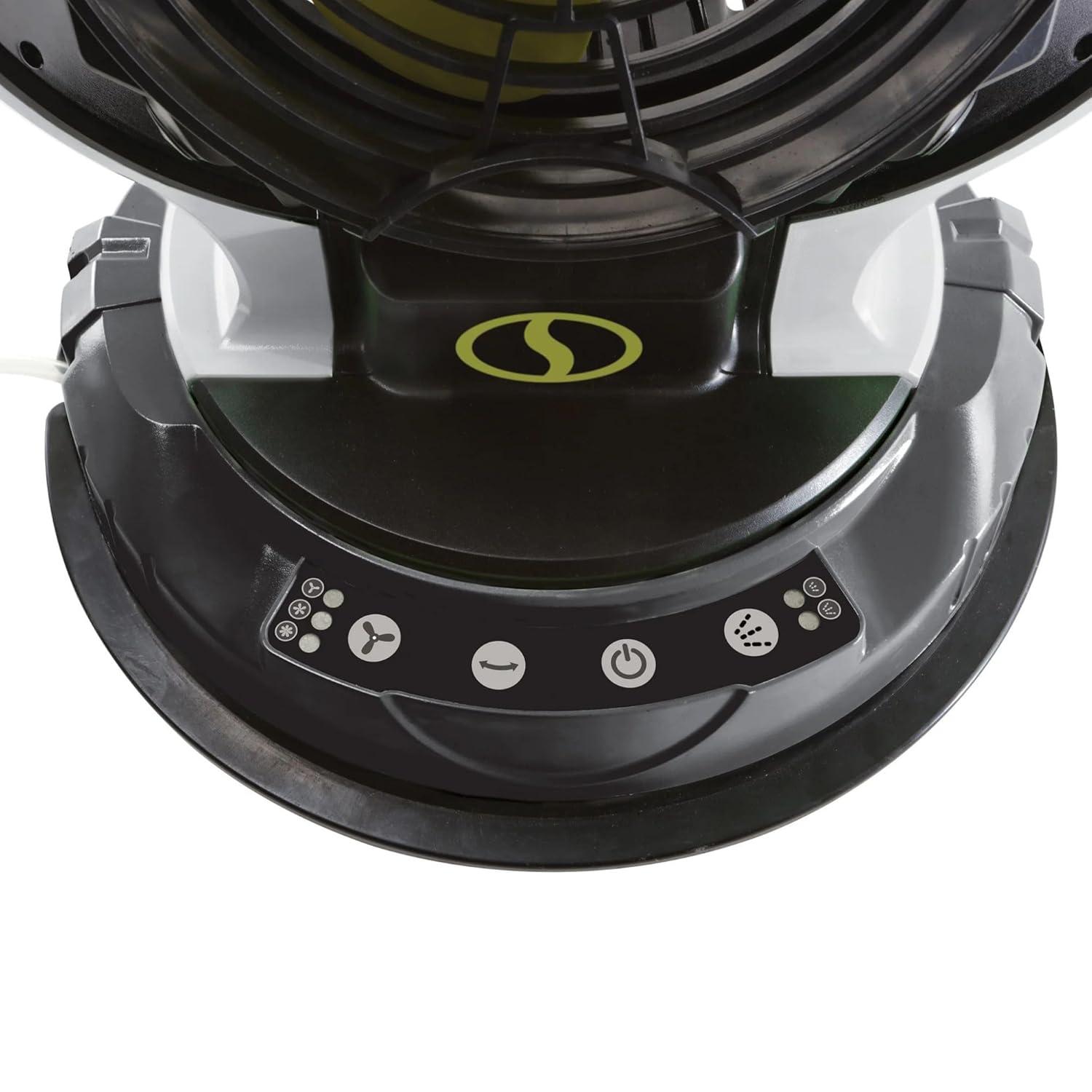 Sun Joe 24 Volt IONMAX Cordless Misting Fan Kit, Indoor or Outdoor, with 6 Gallon Portable Bucket, 60 Square Foot Coverage, 2.0-AH Battery and