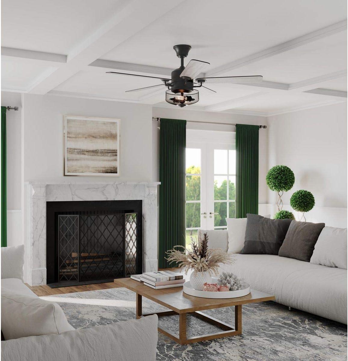 Progress Lighting - 54``Ceiling Fan - Greer - Wide - Ceiling Fan - 2 Light -