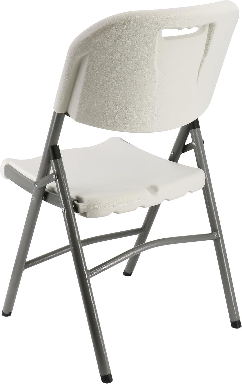 Elama 4 Piece Stackable Folding Chair Set for Indoor and Outdoor