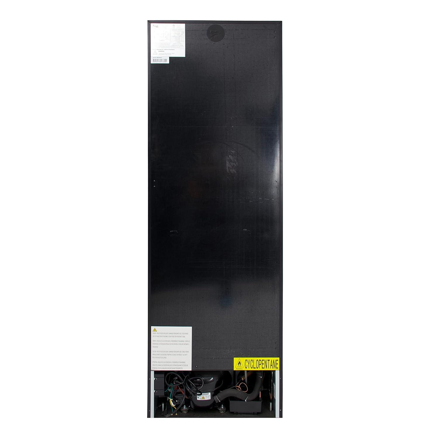Avanti Wine Cooler Designer Series Freestanding Single-Zone Chiller, 176-Bottle Capacity with Wooden Pull-Out Shelves Double-Pane Reversible Glass Door, LED Display, 23.5-Inch, Stainless Steel