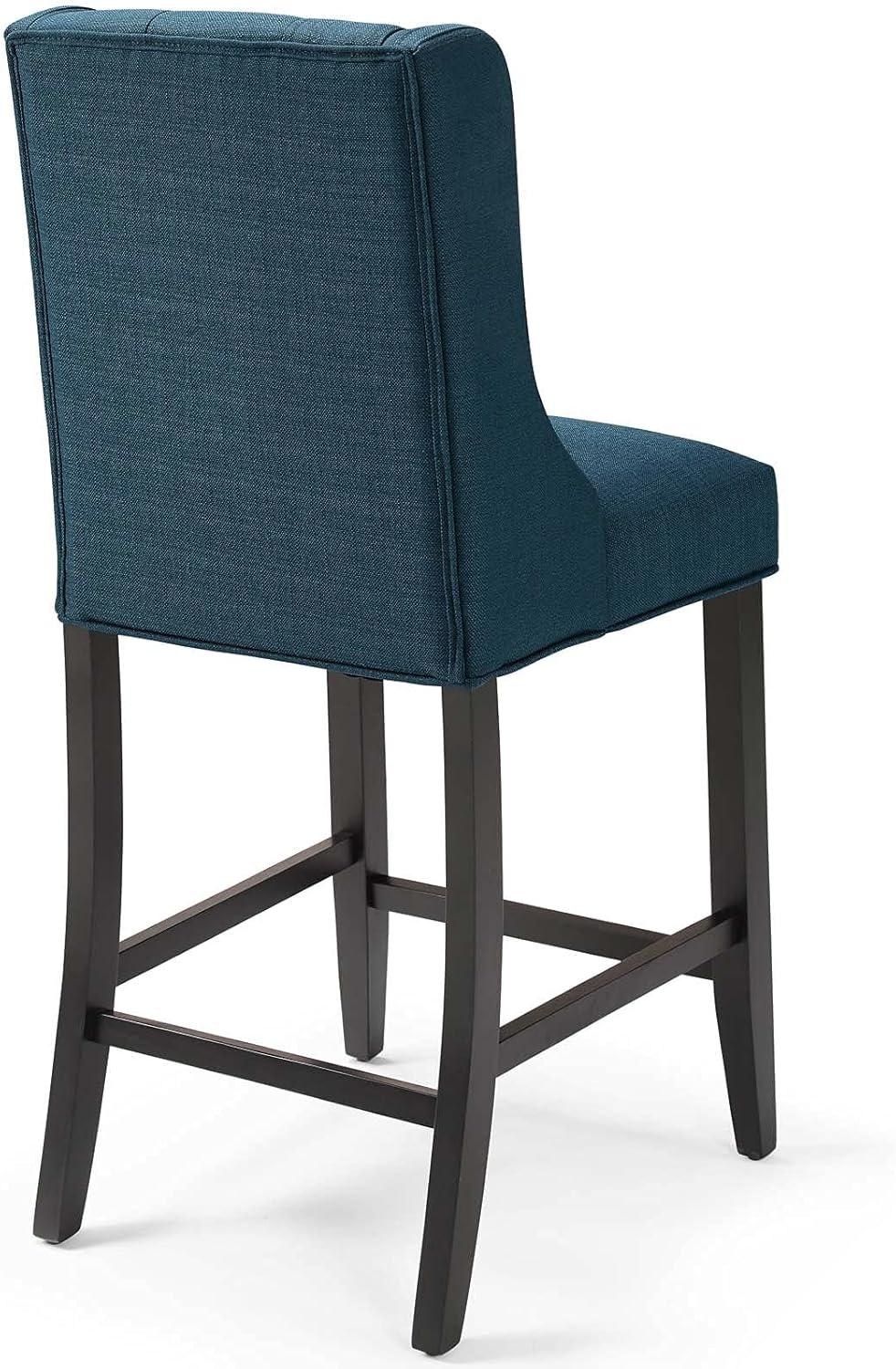 Modway Baronet Tufted Button Upholstered Fabric/Faux Leather Stool