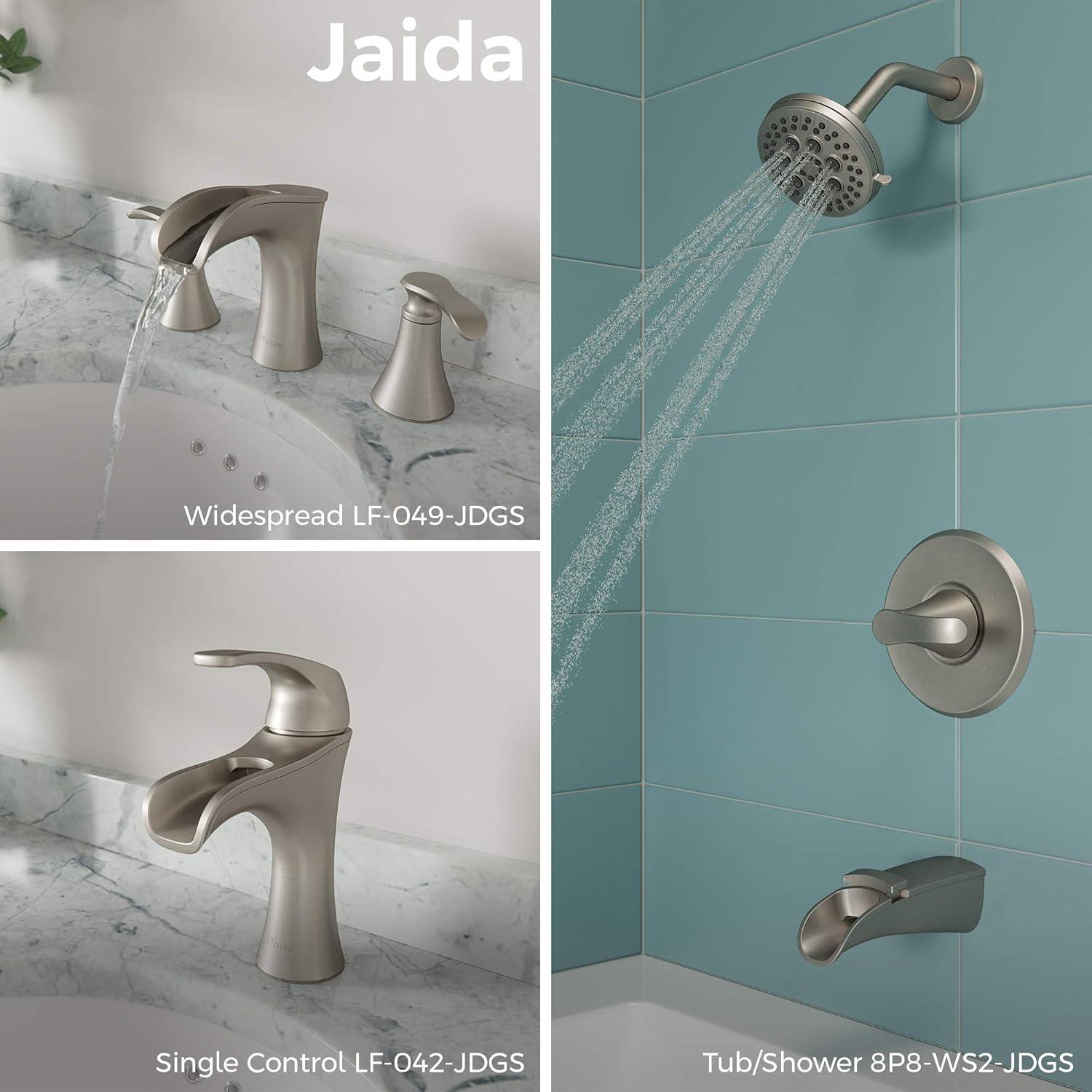 Jaida Widespread Bathroom Faucet with Drain Assembly