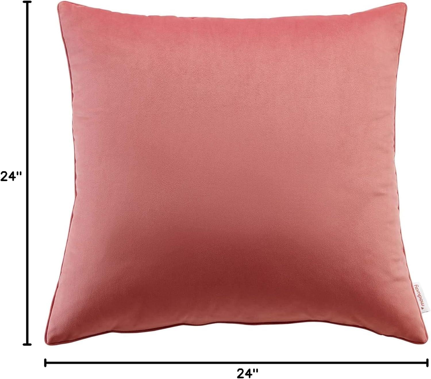 Enhance Performance Velvet Throw Pillow by Modway