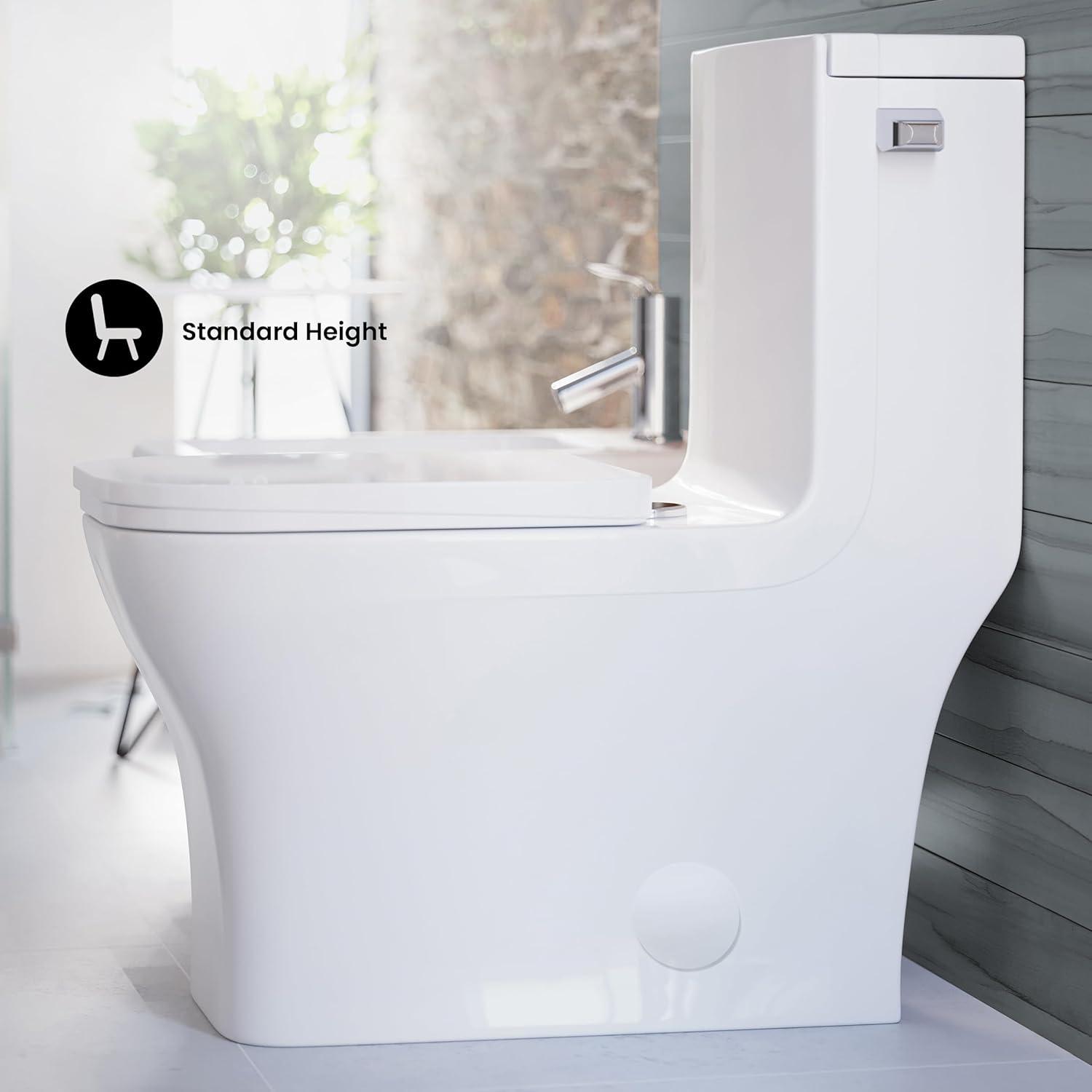 Concorde One-Piece Square Toilet Dual-Flush 1.1/1.6 gpf