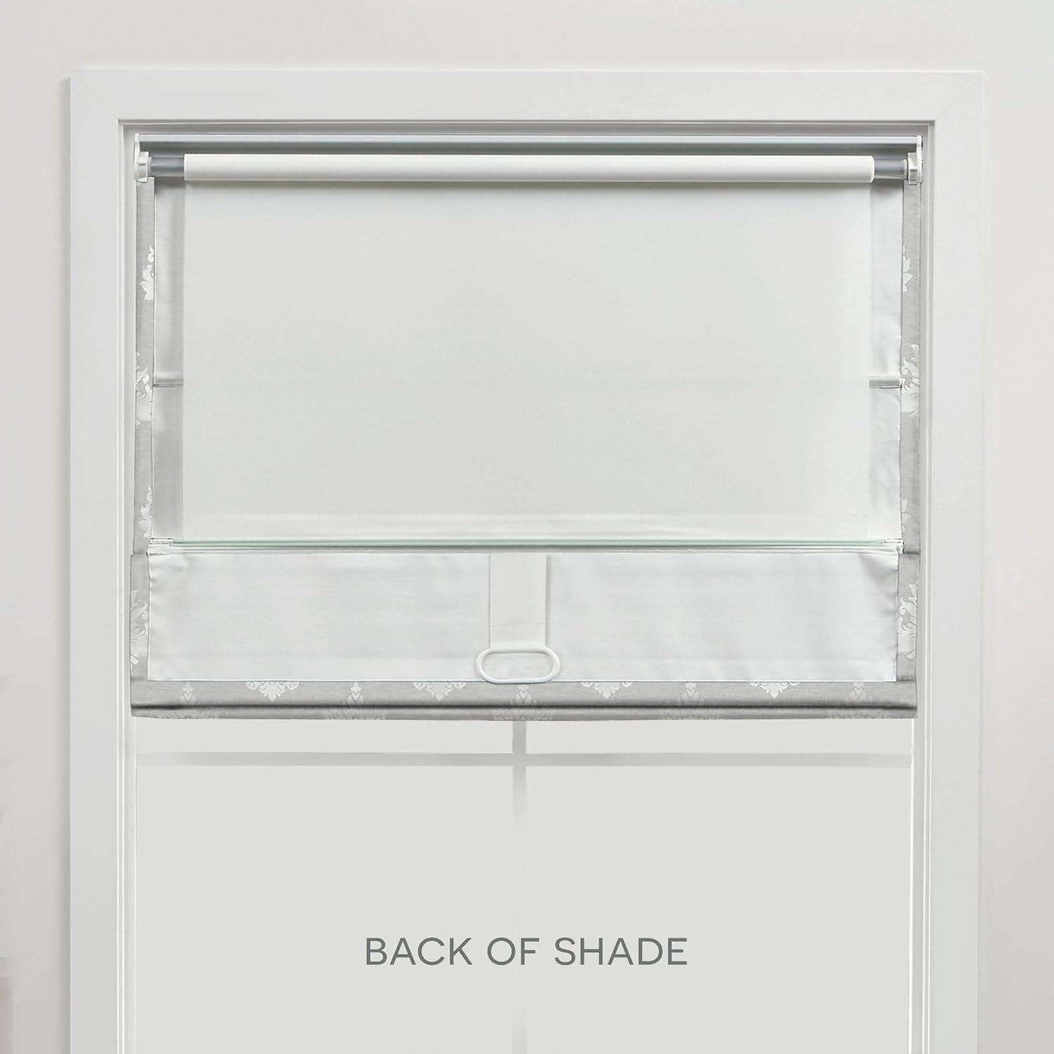 Amalgamated Textiles Exclusive Home Marseilles Damask 100% Blackout Roman Shade