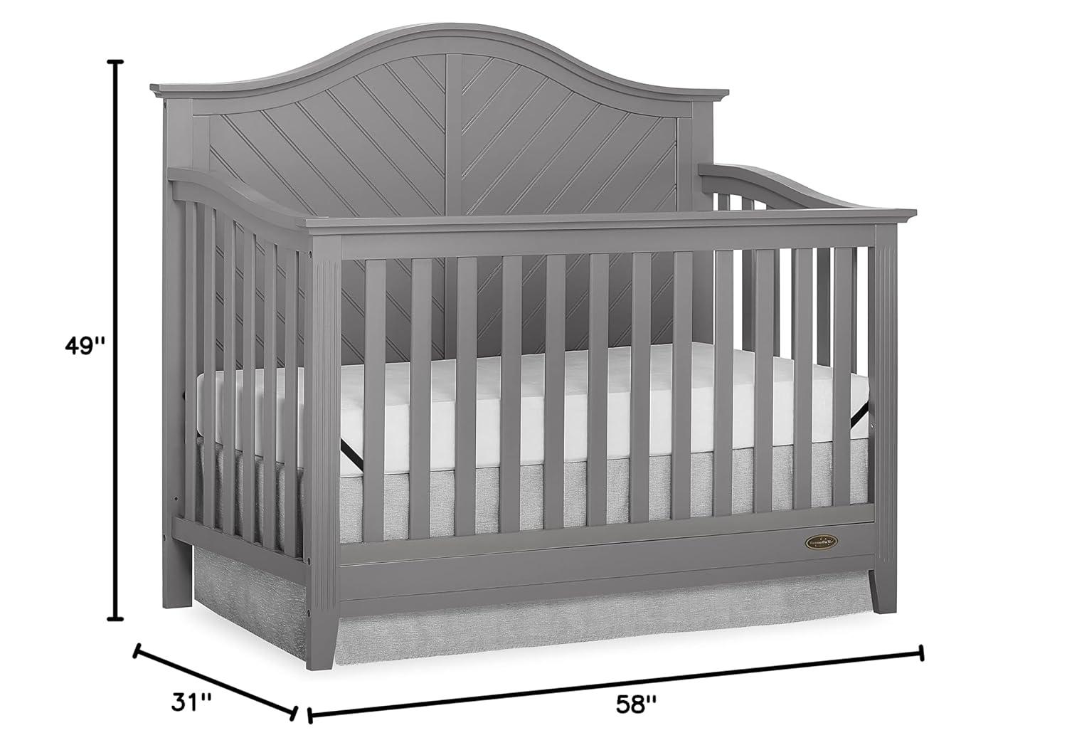 Dream On Me Ella 5 in 1 Convertible Crib