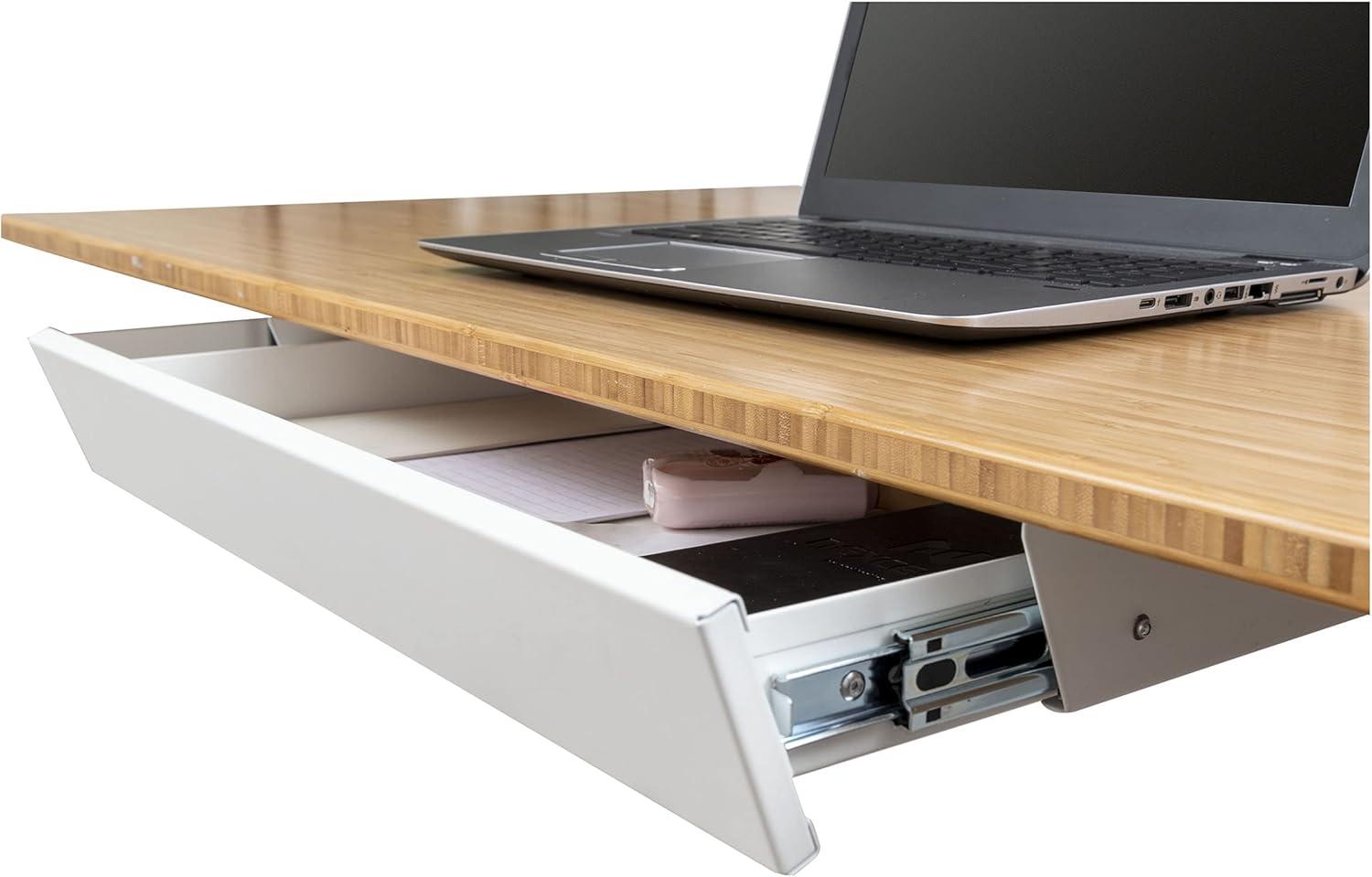 Stand Up Desk Store Add-On Office Sliding Under-Desk Drawer Storage Organizer for Standing Desks