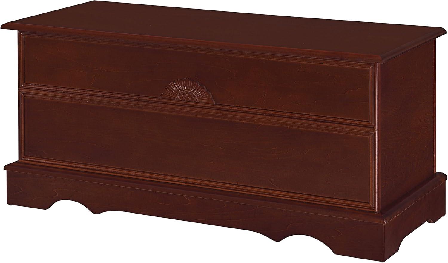 Coaster Paula Traditional Rectangular Wood Cedar Chest Warm Brown