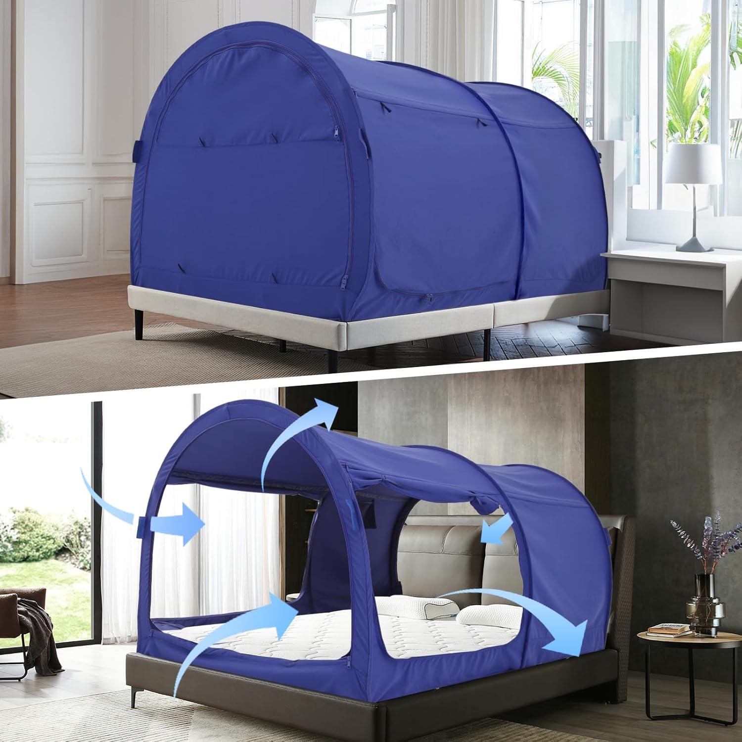 Alvantor Bed Canopy Tent Privacy Space Indoor Curtains