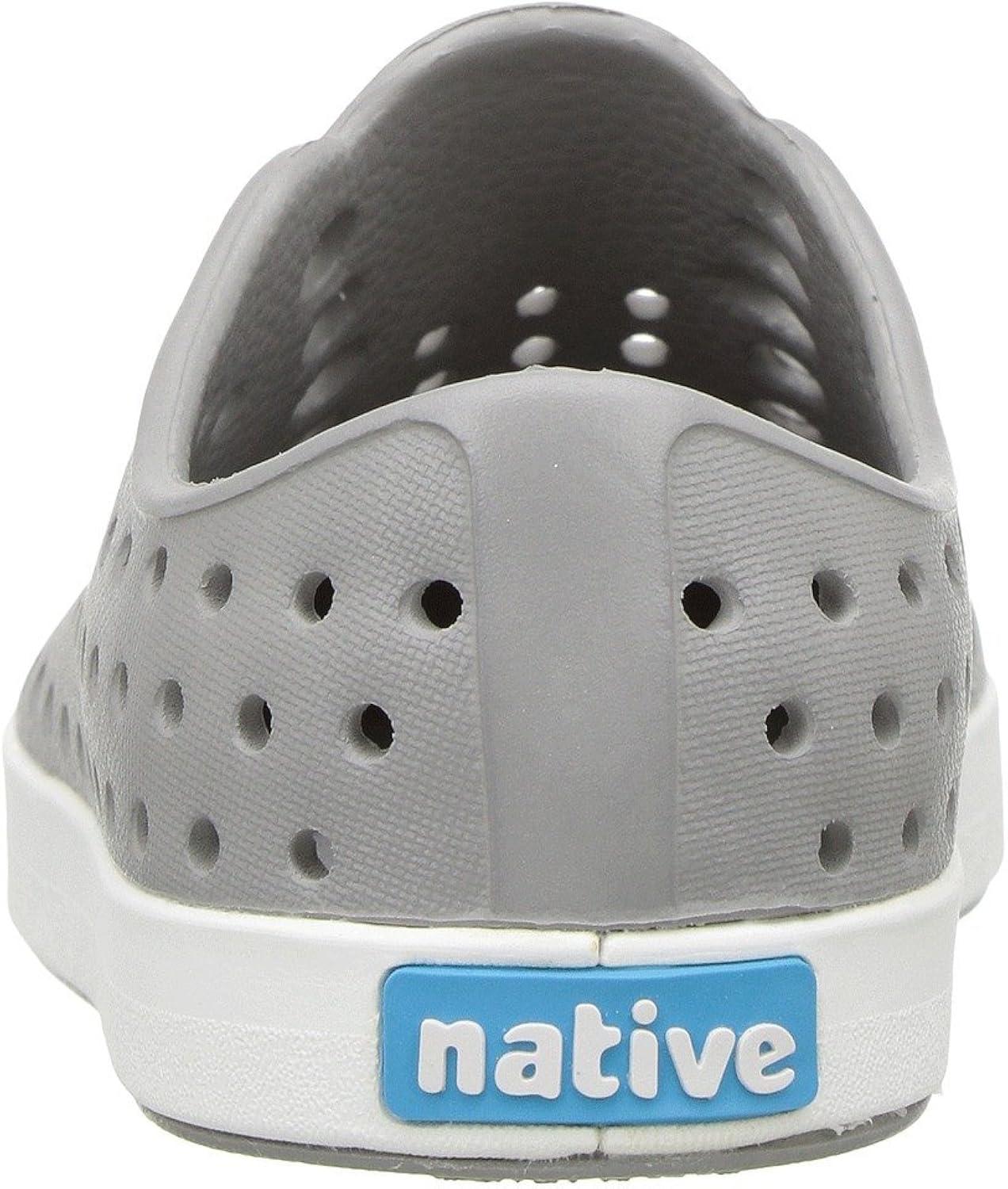 Toddler Boys' Gray and White EVA Slip-On Shoes