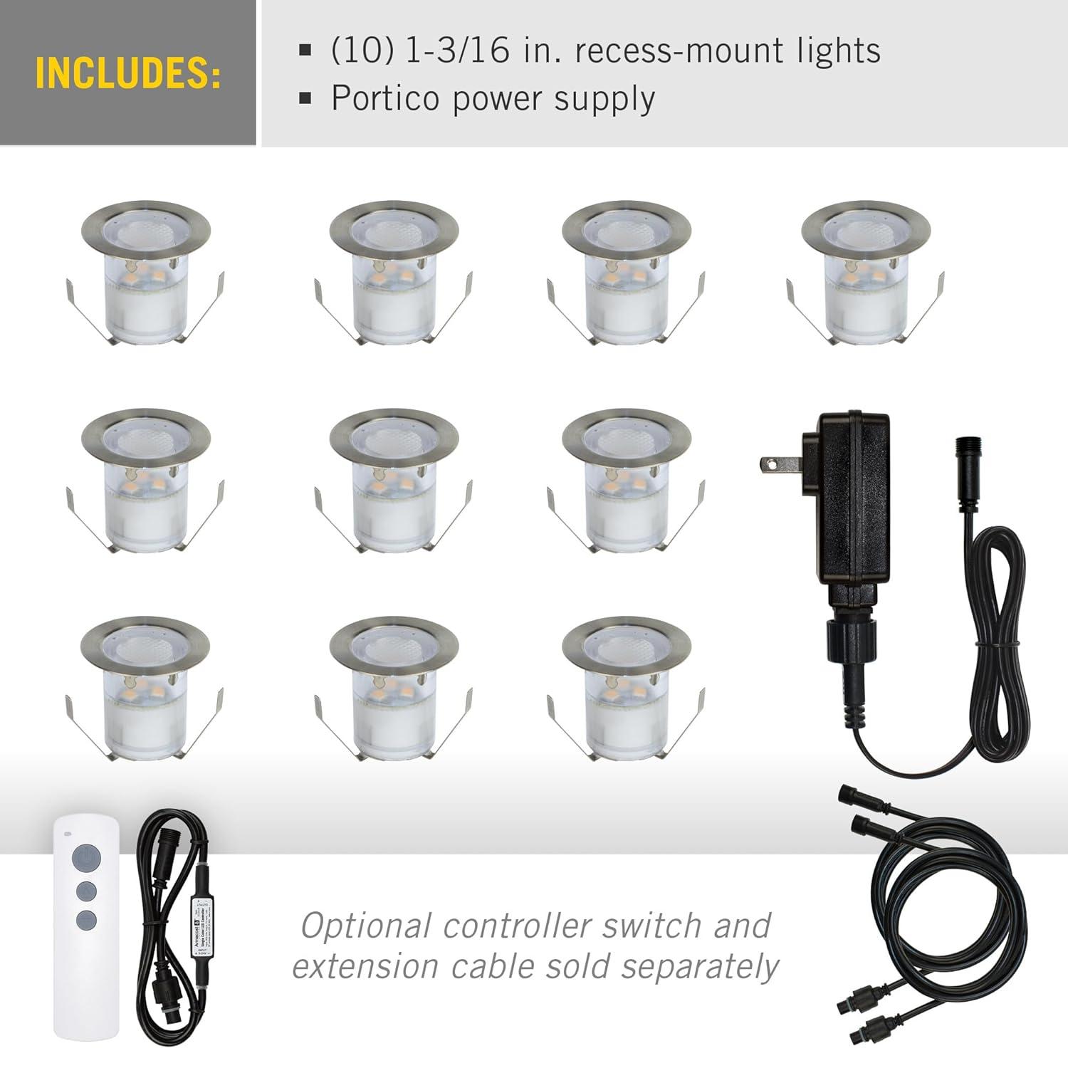 Portico Outdoor LED Light & Driver Starter Kit 10pk