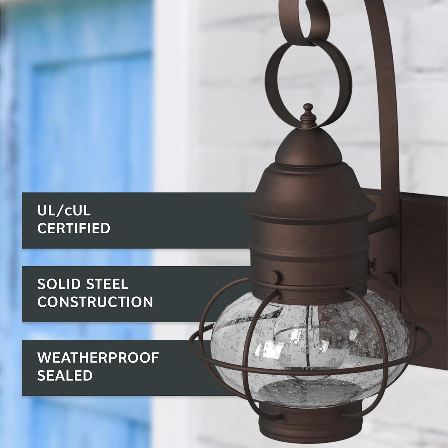 1761-RT-Designers Fountain-Nantucket - One Light Outdoor Onion Wall Lantern