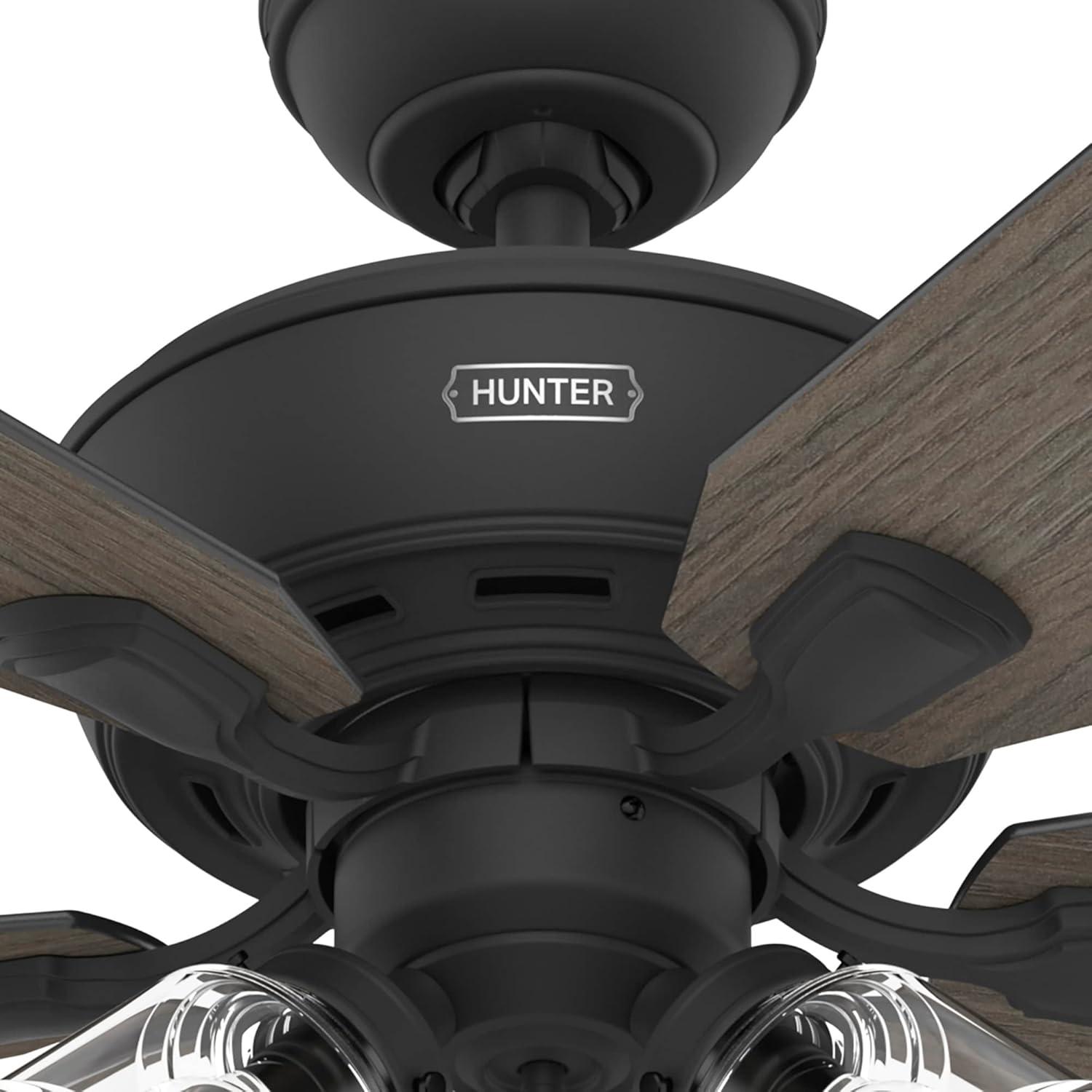 52" Rosner 5 - Blade Ceiling Fan With Lights and Pull Chains