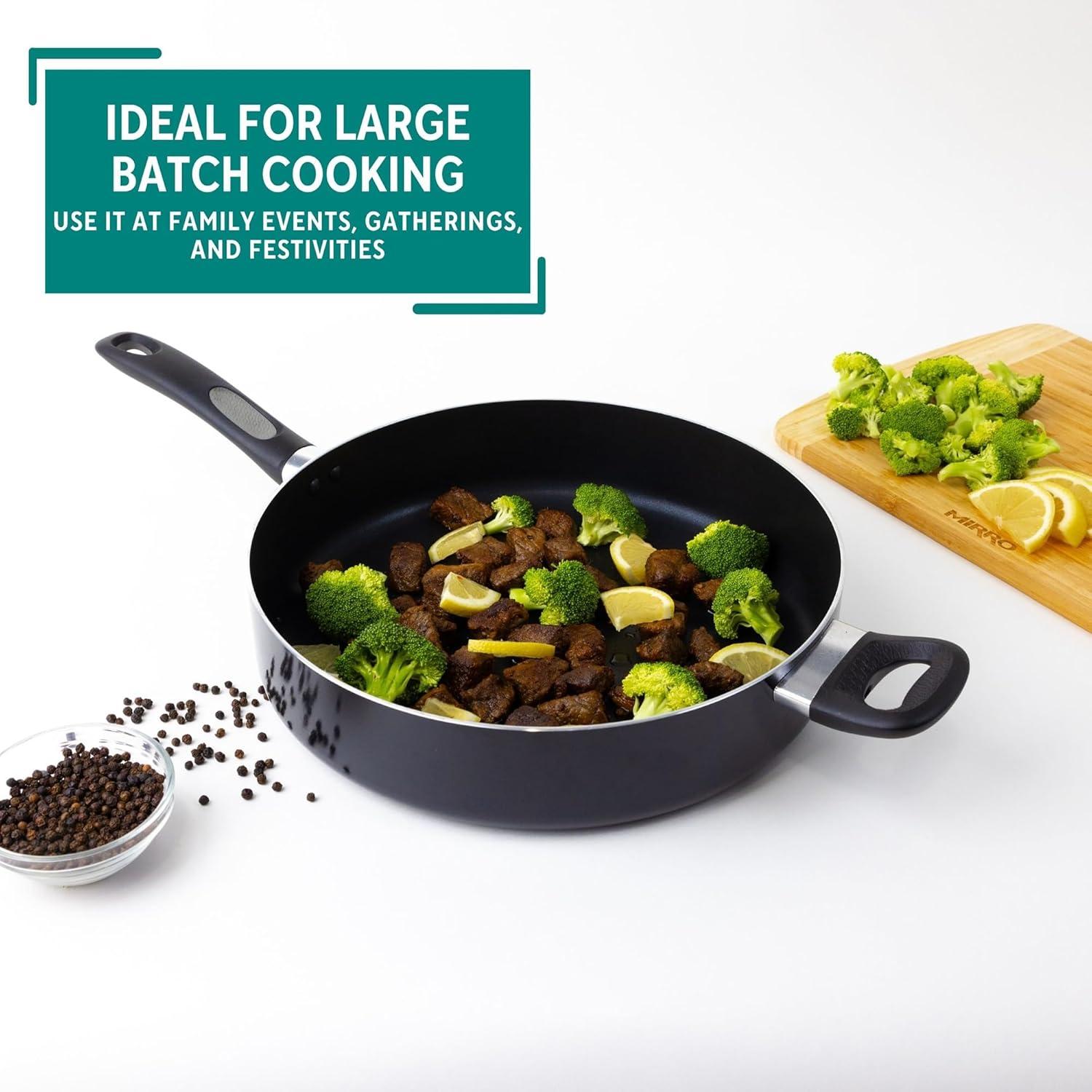 Mirro Get-A-Grip 12'' Saute Pan with Lid