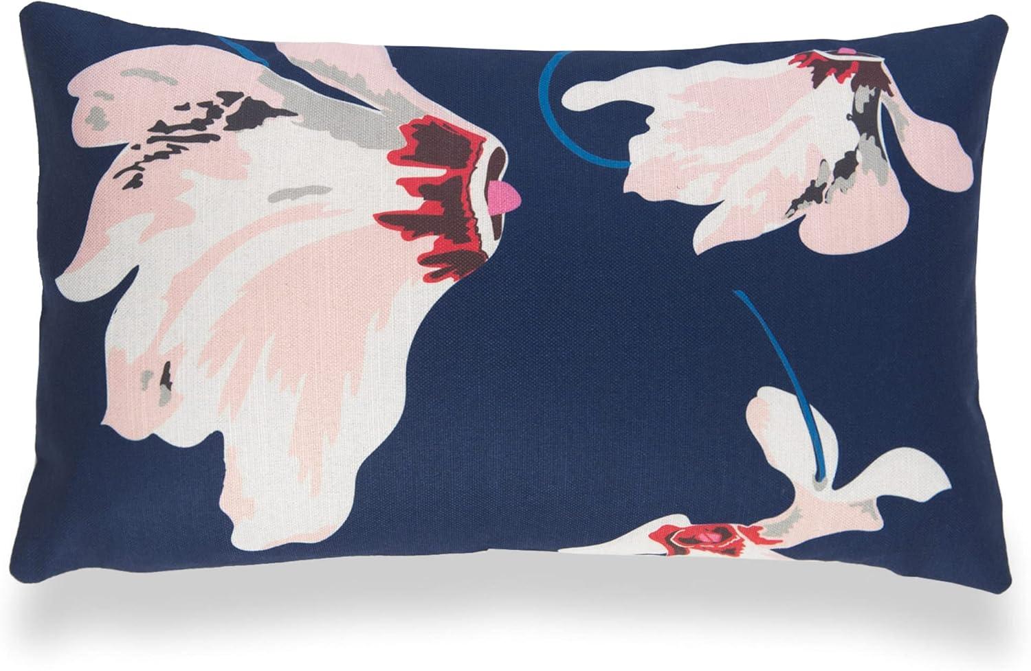 Hofdeco Spring Decorative Throw Pillow Cover ONLY, for Couch, Sofa, Bed, Yellow Floral, 18"x18"