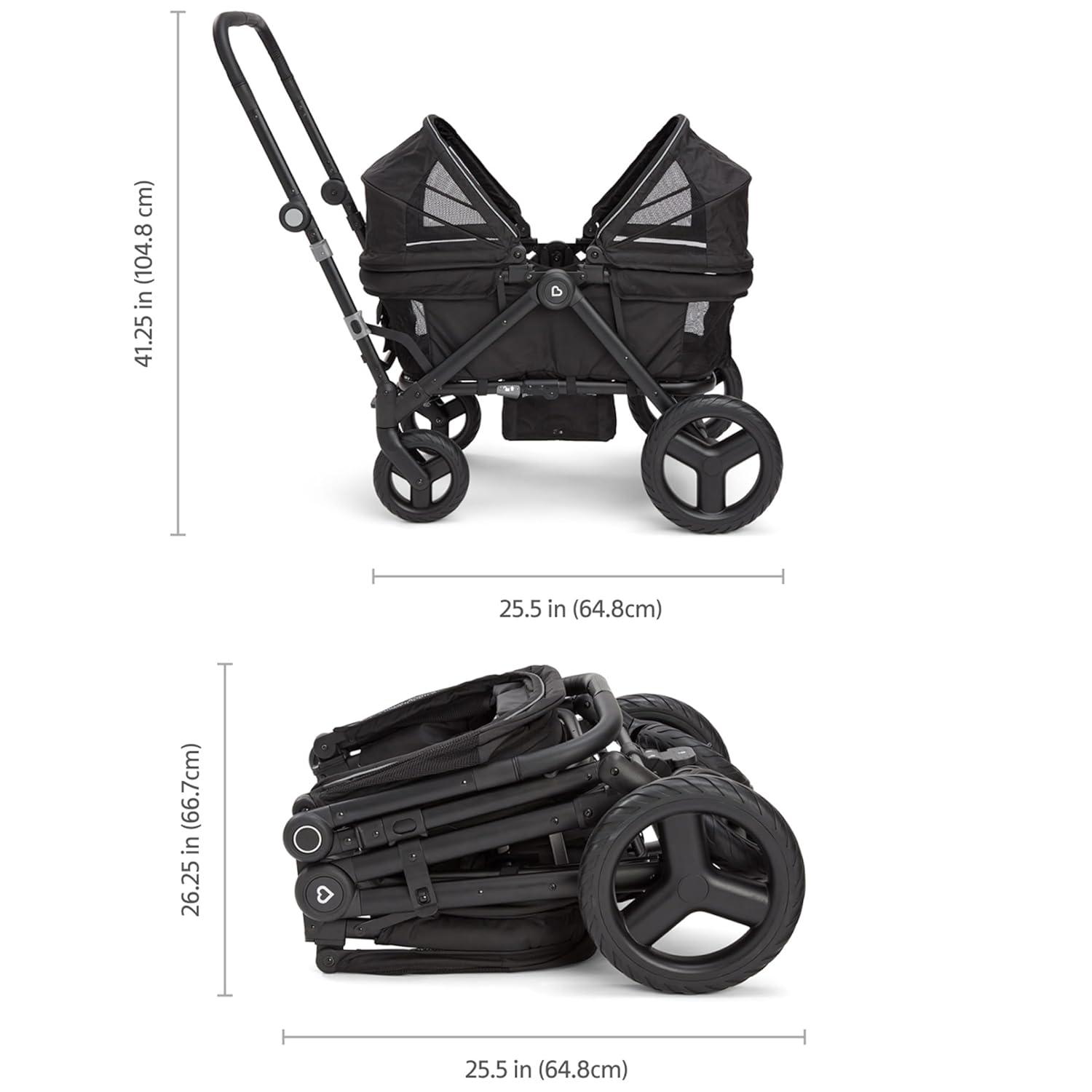 Munchkin Ultra-lite Stroller Wagon - Black