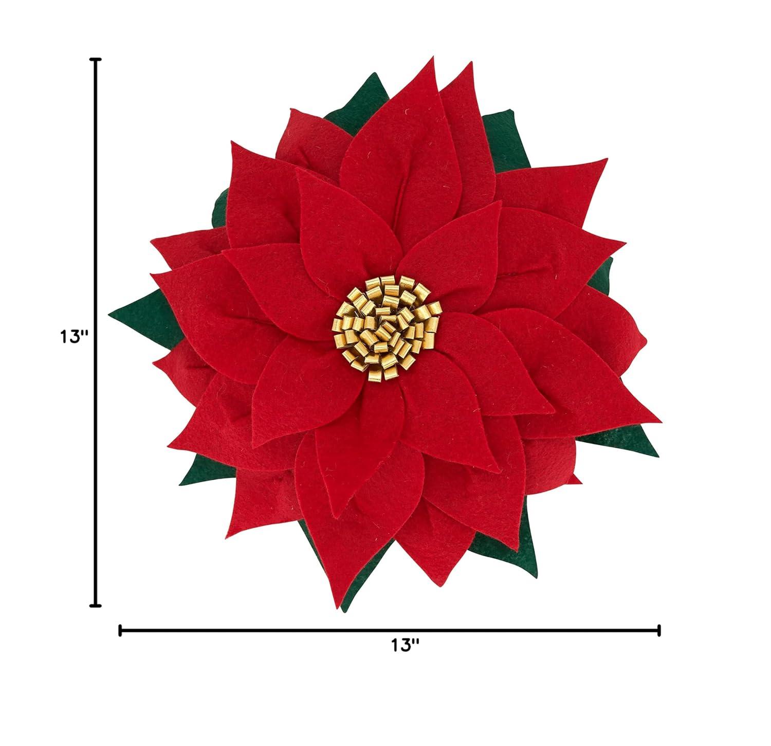 Saro Floral Throw Pillow