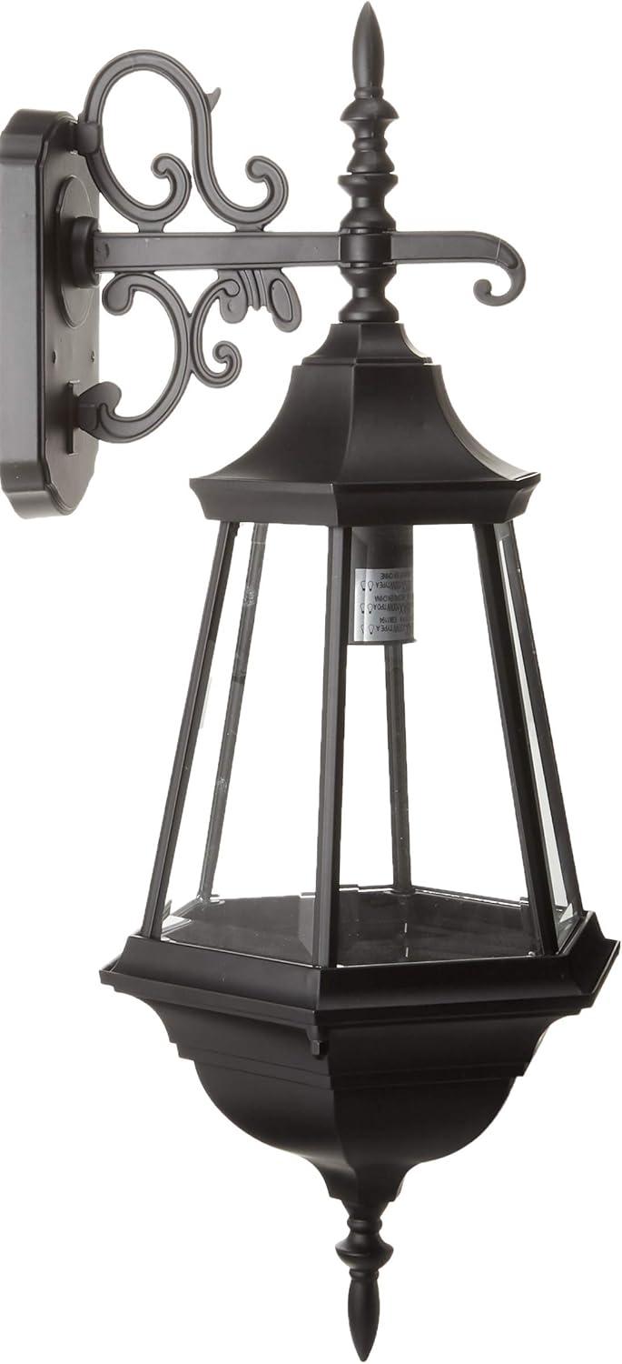 Matte Black Aluminum Outdoor Wall Lantern Sconce