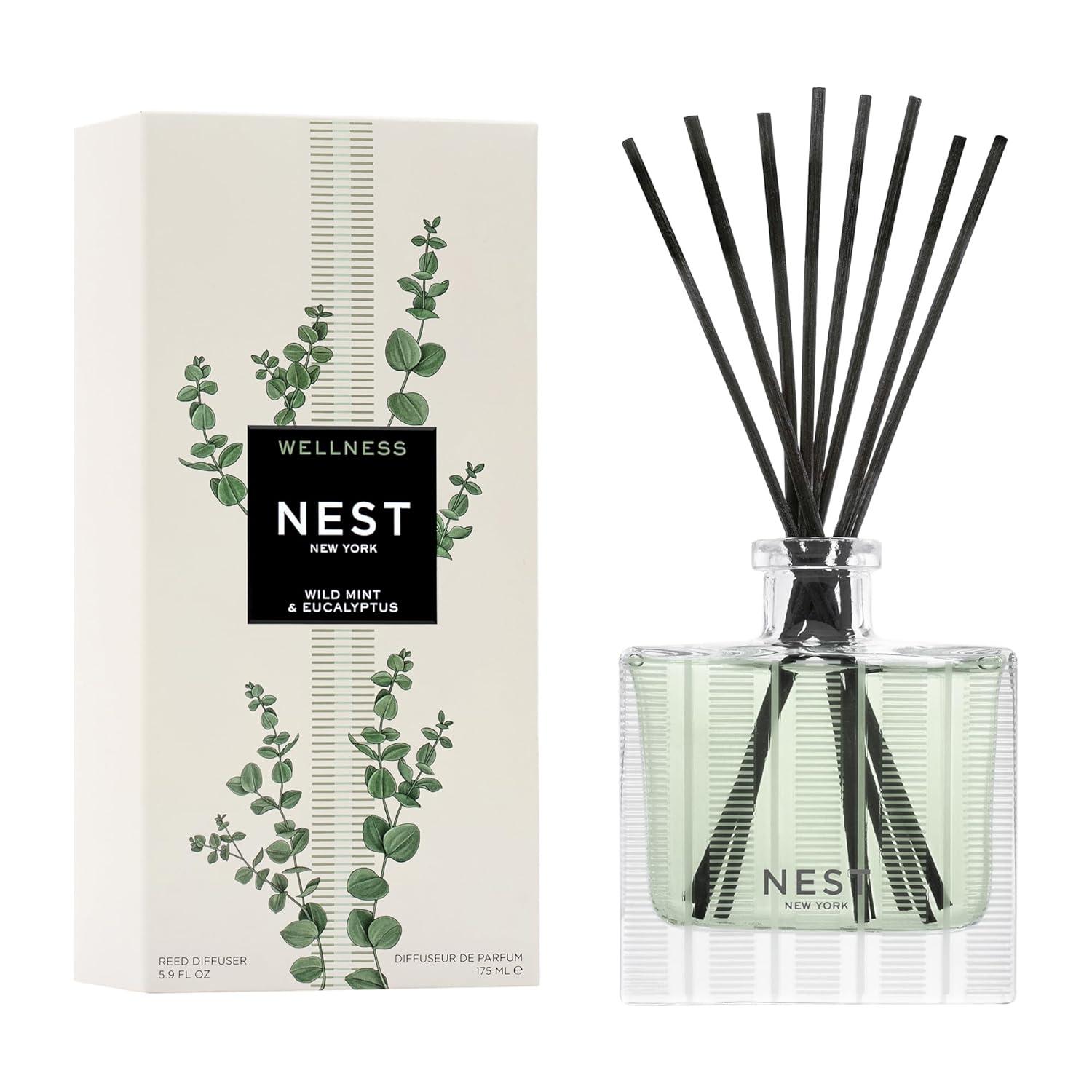 NEST Fragrances Wild Mint & Eucalyptus Reed Diffuser