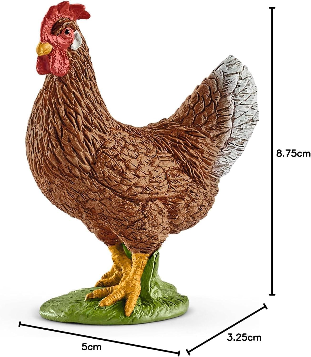 Schleich Farm World 5-Piece Farm Animal Toy Set including Cute Llama, Rabbit, Sheep, Hen and Goose Animal Toys for Toddlers & Kids Ages 3+