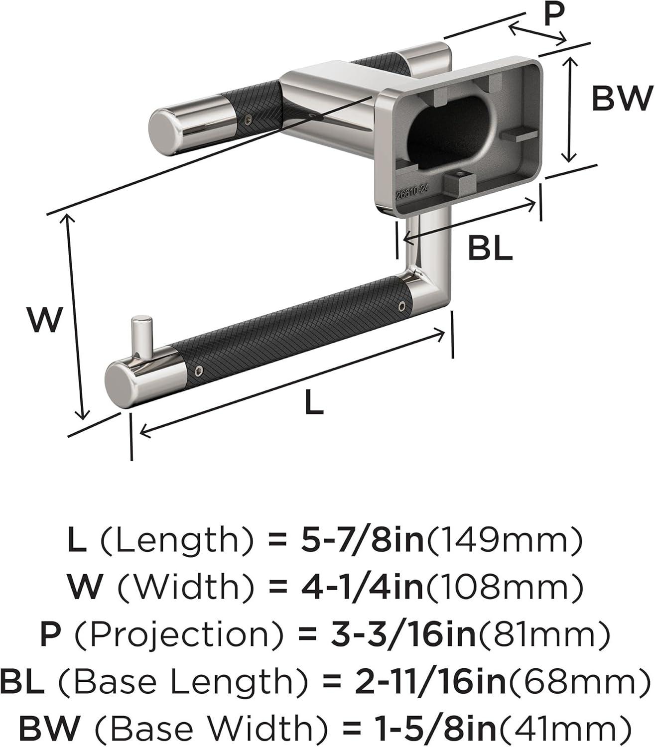 Esquire Wall Mount Toilet Paper Holder