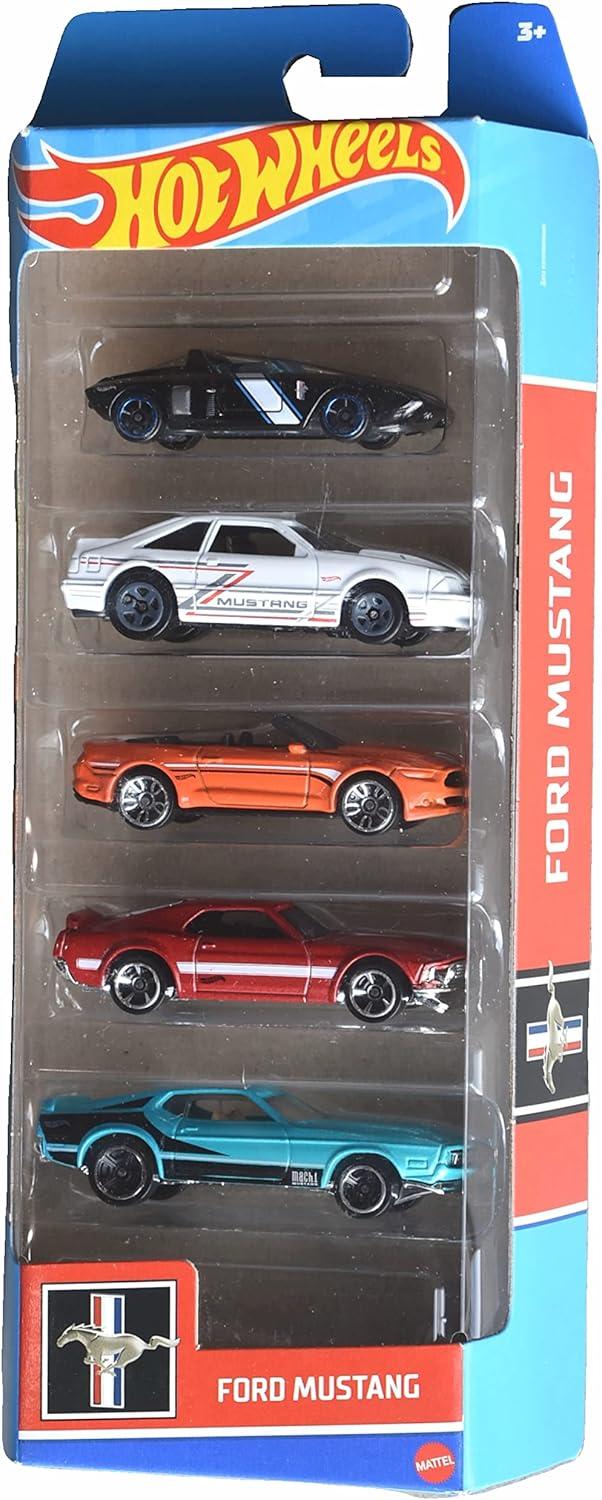 Hot Wheels Diecast  Cars -  5pk (Colors May Vary)