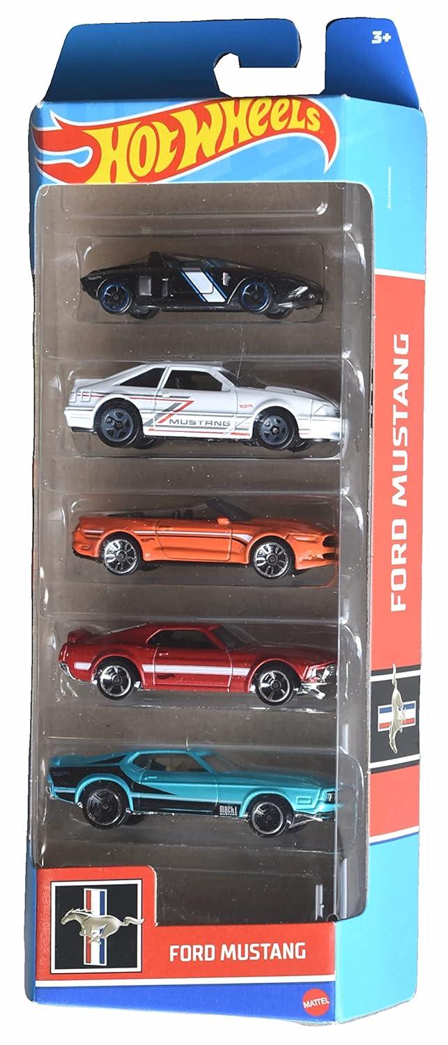 Hot Wheels Diecast  Cars -  5pk (Colors May Vary)