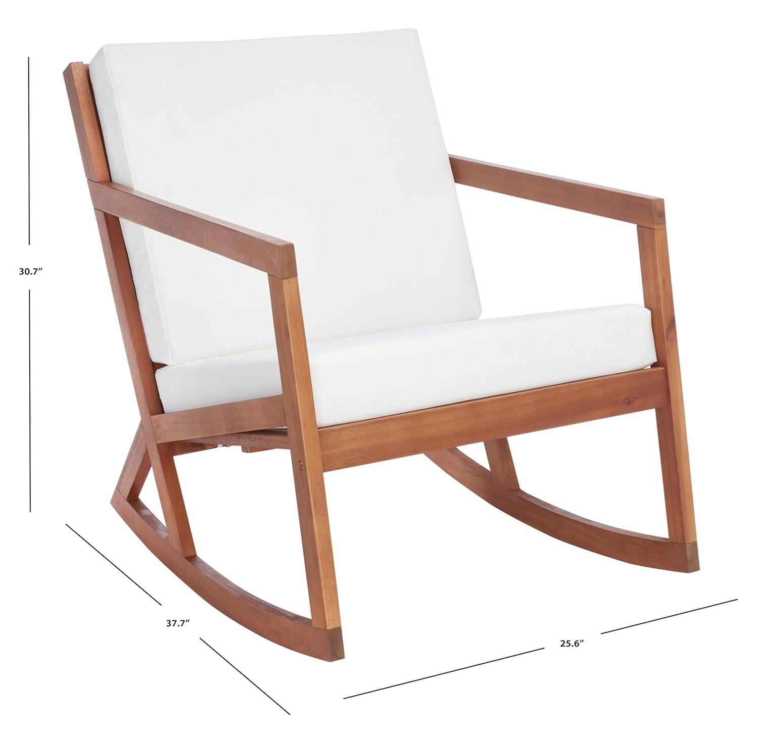 Vernon Rocking Chair Indoor/Outdoor - PAT7013 - Natural/Beige - Safavieh