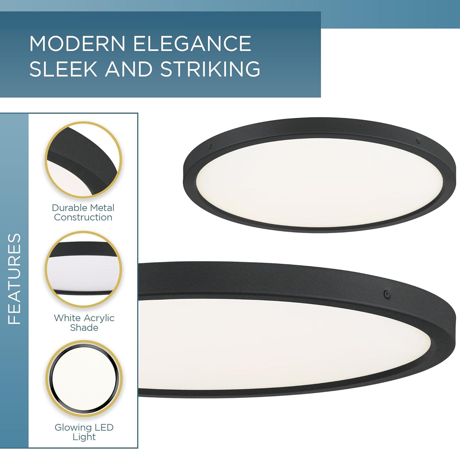 Quoizel Lighting Outskirts 1 - Light Flush Mount in  Oil Rubbed Bronze