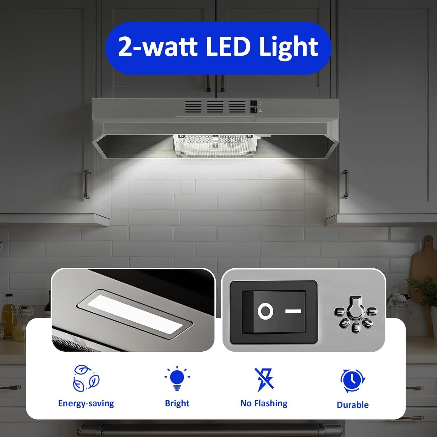 30 in. 900 CFM Convertible Wall Mount Range Hood in Stainless Steel with LED Lights, Carbon Filters and Touch, Gesture