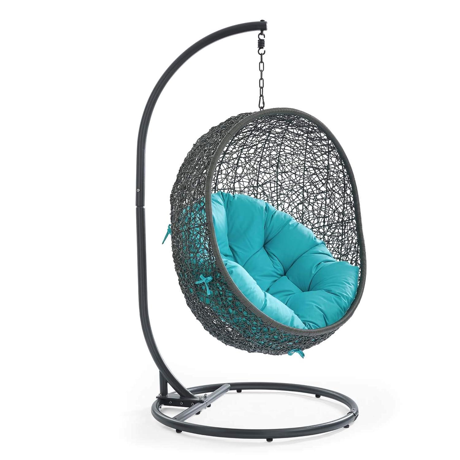Modway Hide Outdoor Patio Swing Chair with Stand | Wayfair