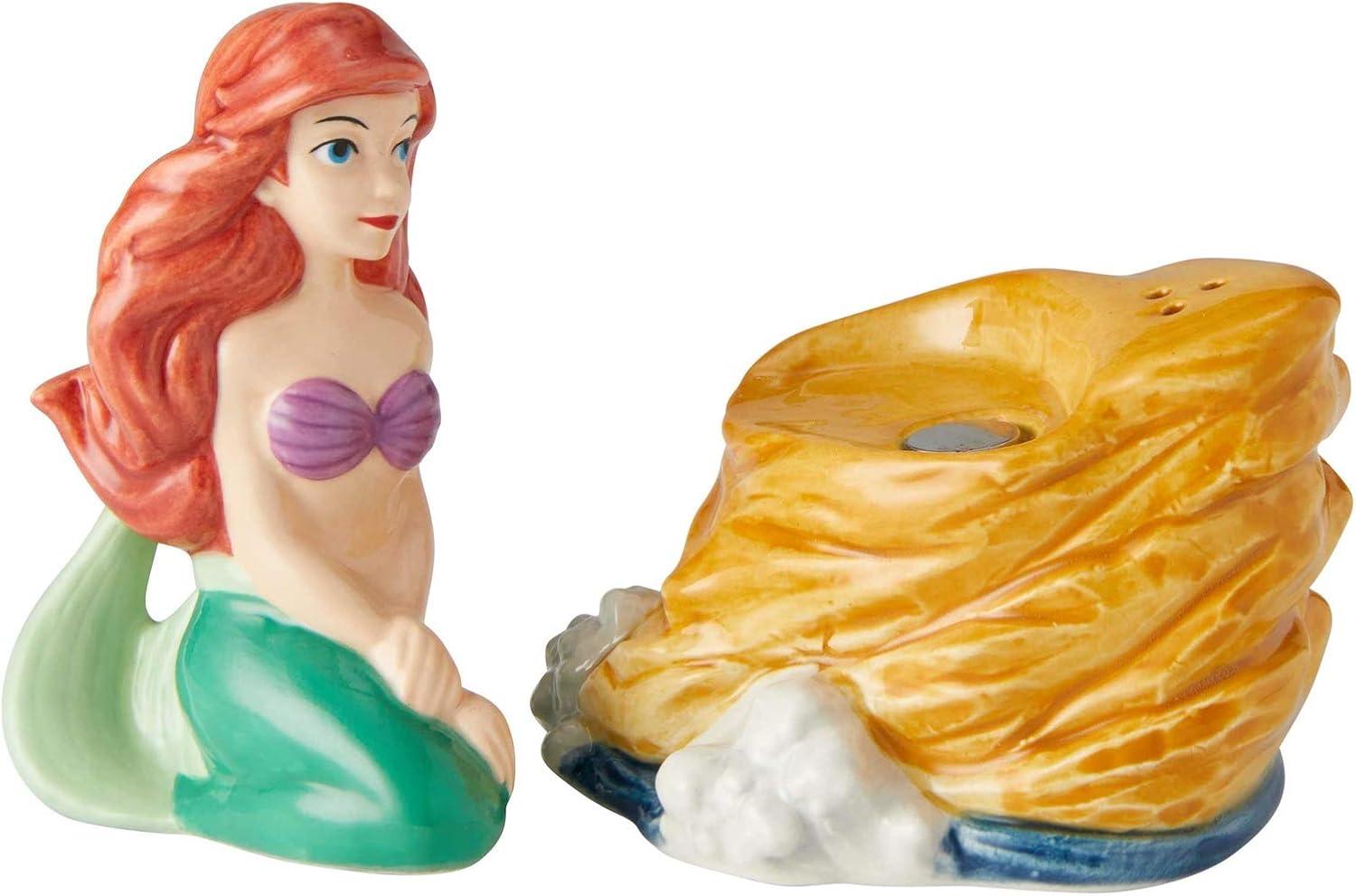 Department 56 Ariel on Rock Salt and Pepper Shaker Set 3.9in H