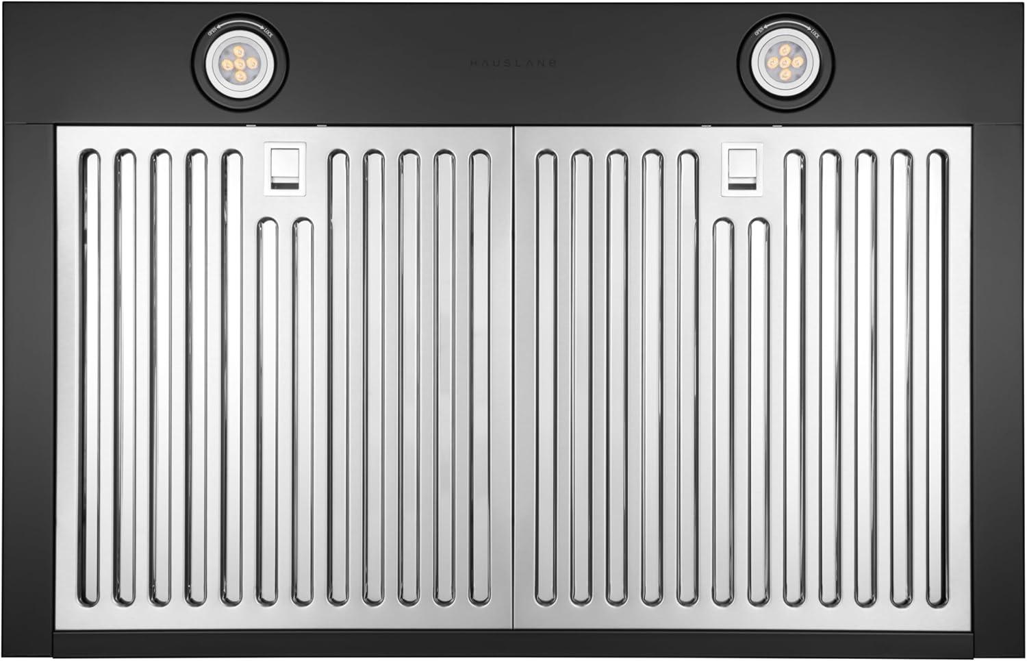 Hauslane 30" Stainless Steel Convertible Wall Range Hood with Baffle Filter