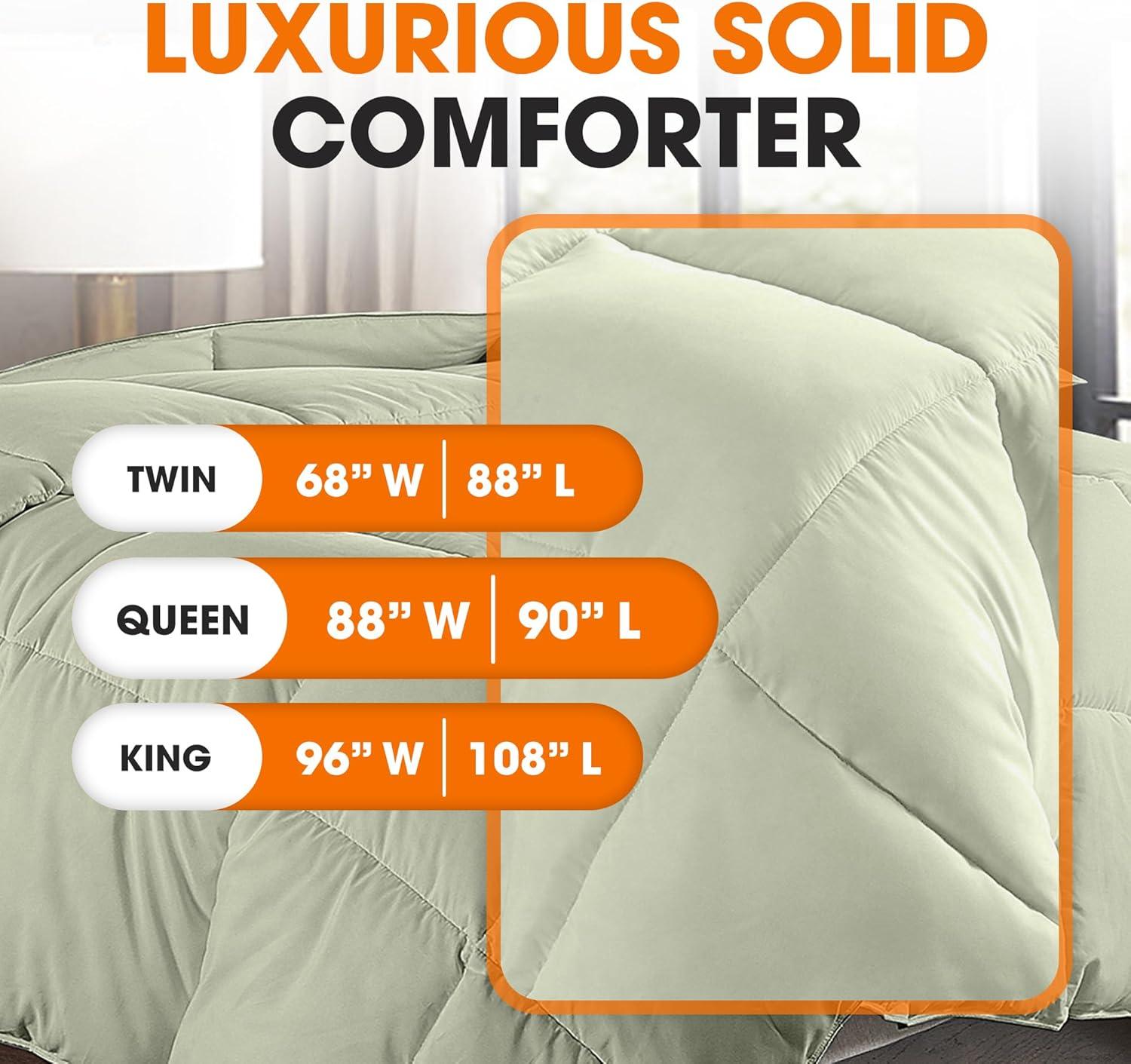 Cheer Collection Baffle Box Stitch Comforter