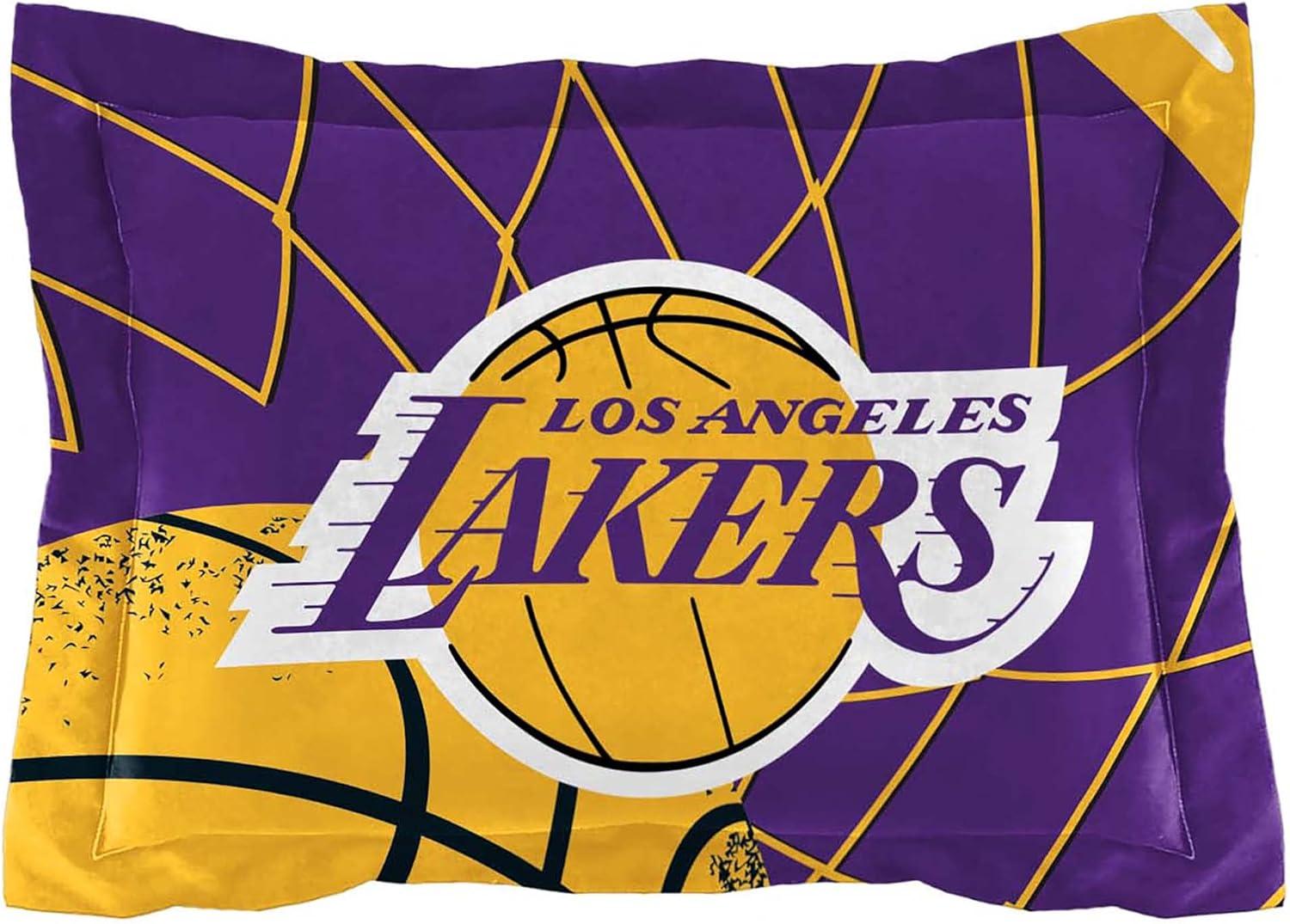 NBA Los Angeles Lakers Comforter & Pillow Sham Set