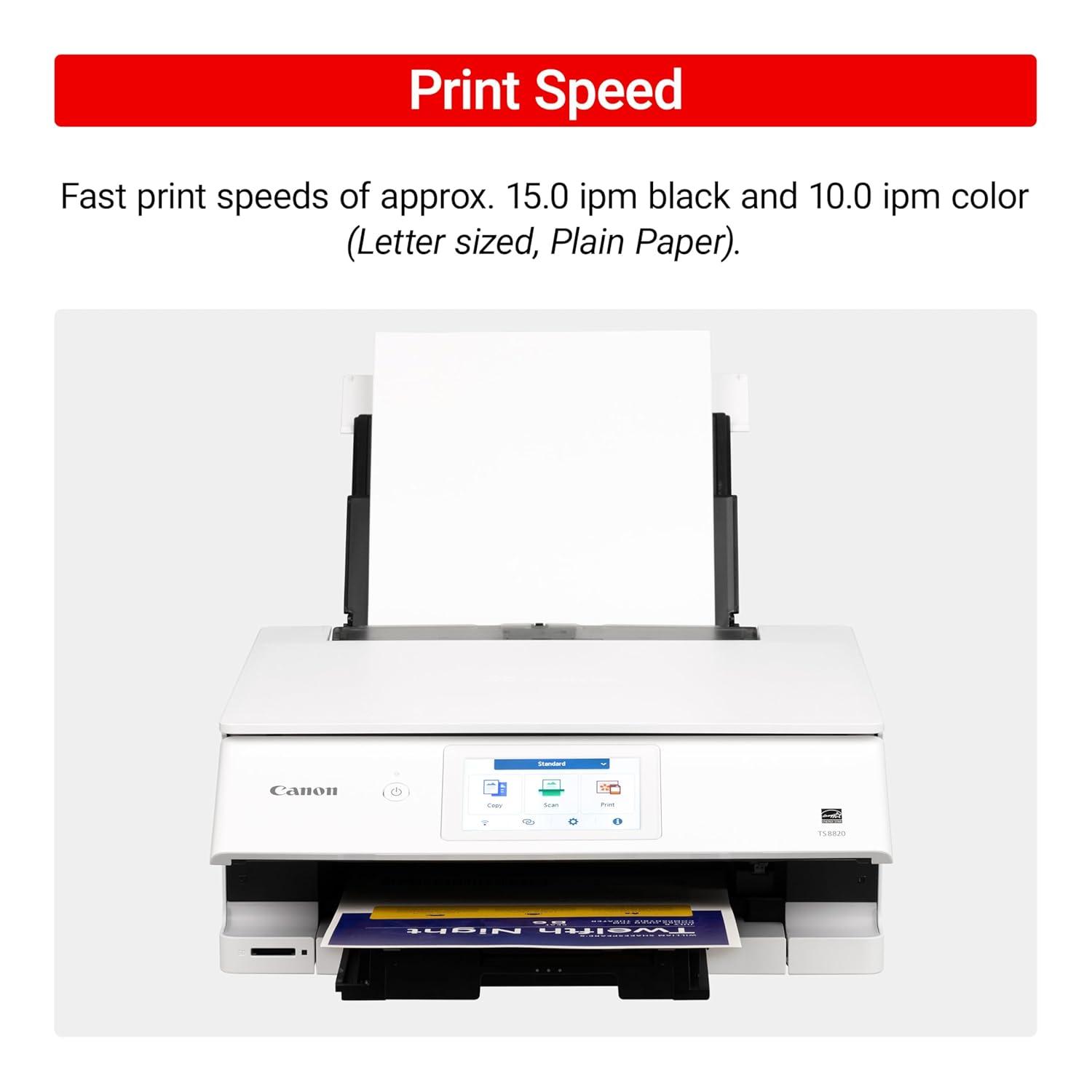 Canon PIXMA TS8820 – Wireless Home All-in-One Printer