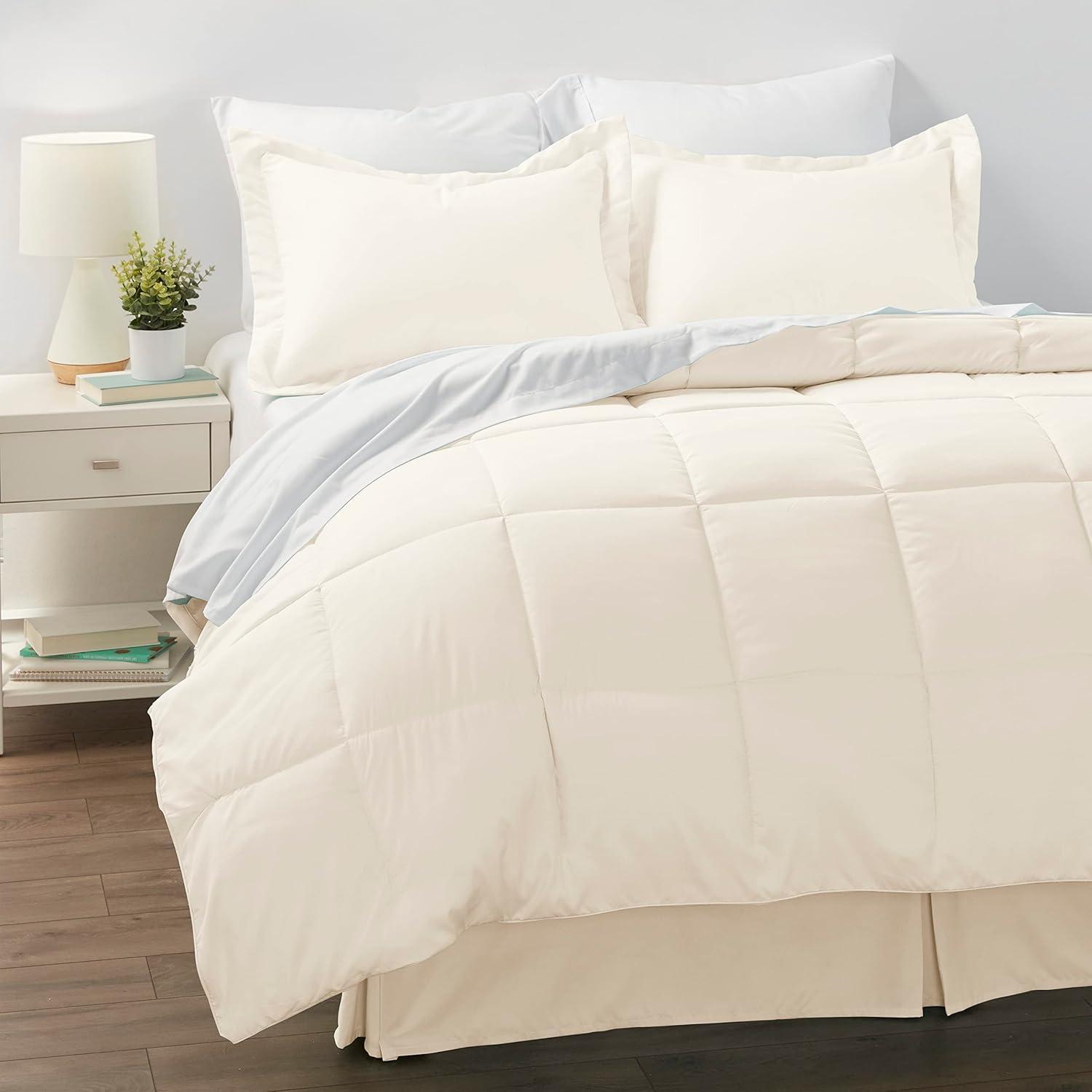 IEnjoy Home Simply Soft 8 Piece Microfiber Complete Bedding Set
