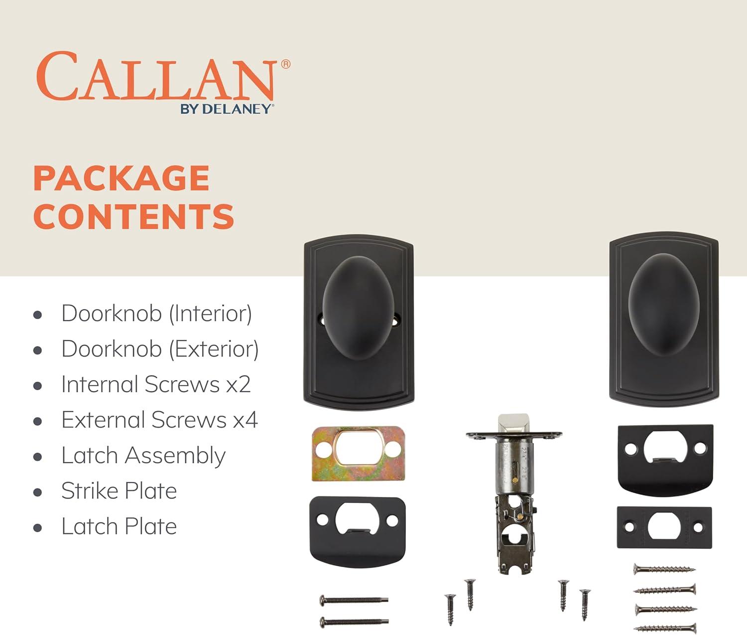 Italian Passage Door Knob