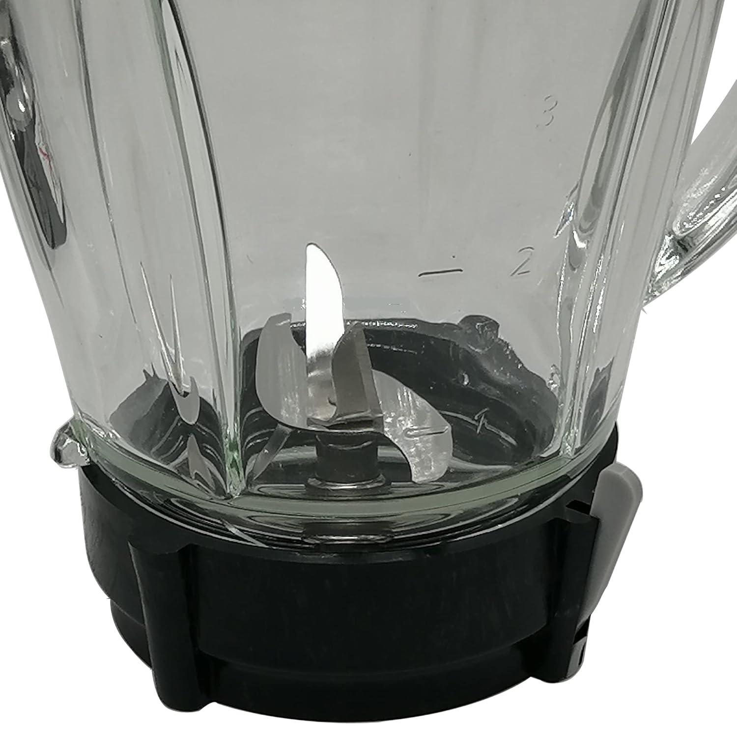 6-Cup Glass Jar Replacement Part 124461, Includes Lid, Compatible with Classic Series Blender