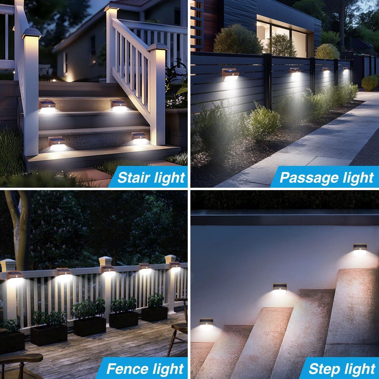 Brown Solar LED Motion Sensor Pathway Lights Multipack