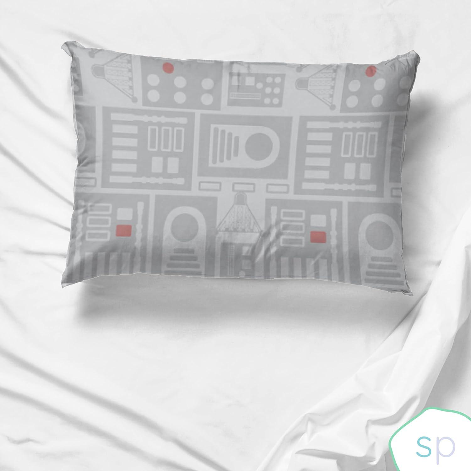 Saturday Park Black Triangles 100% Organic Cotton Kids' Pillowcase