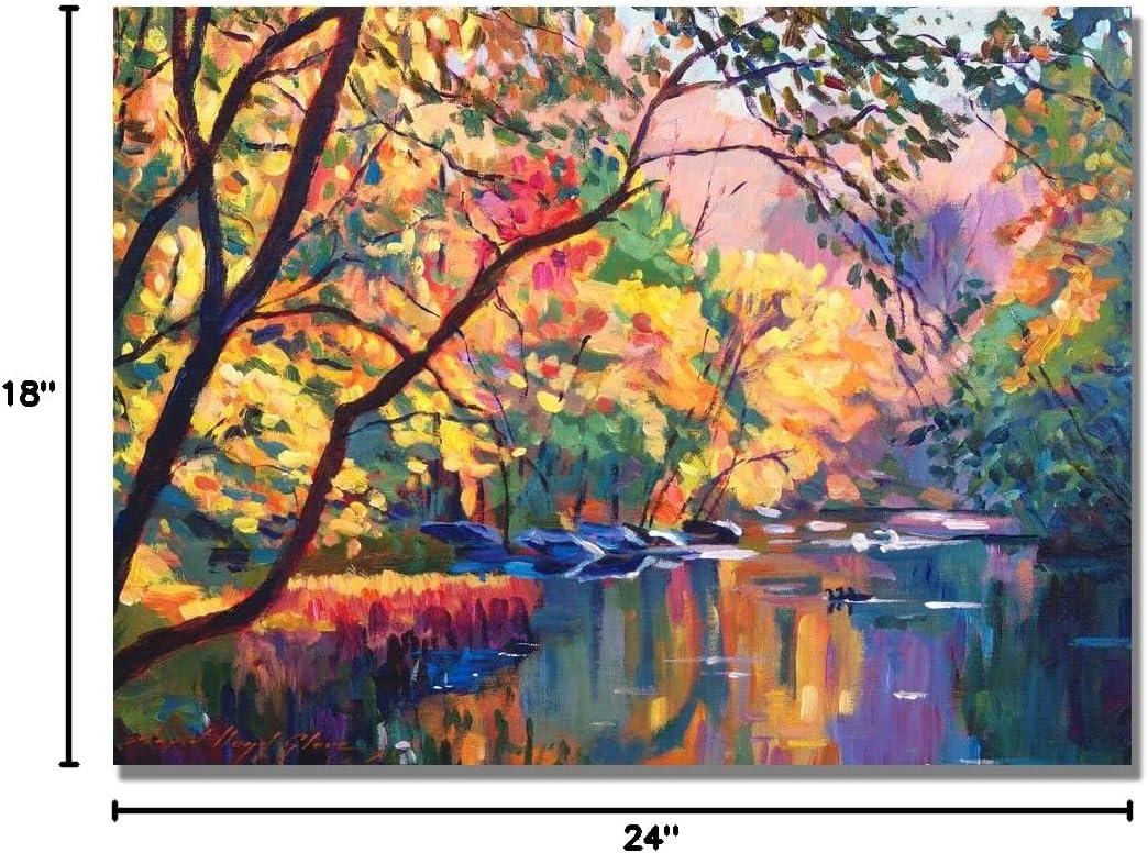 Trademark Fine Art -David Lloyd Glover 'Color Reflections' Canvas Art