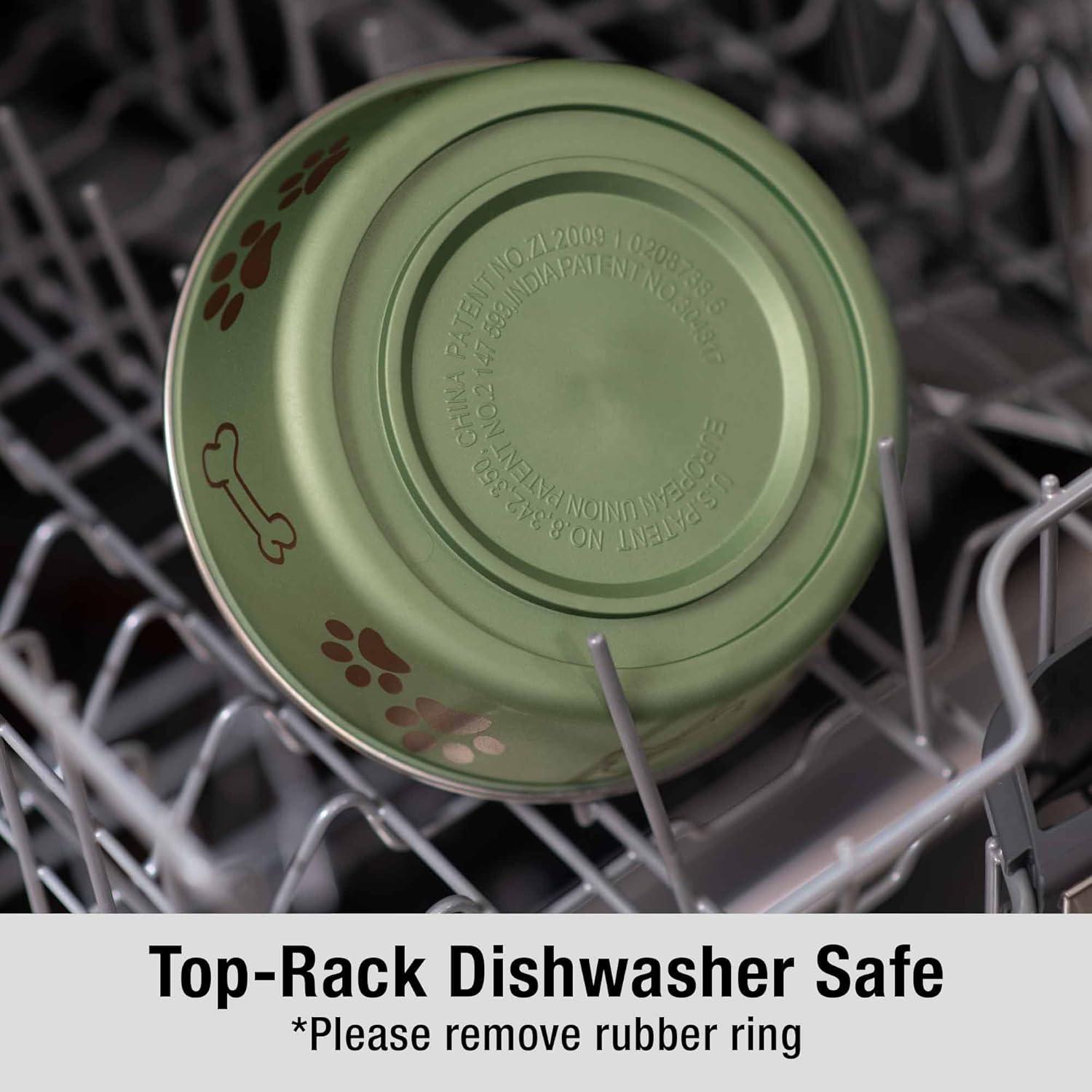 Loving Pets Bella Bowls Artichoke Medium, 1.0 CT for Dogs