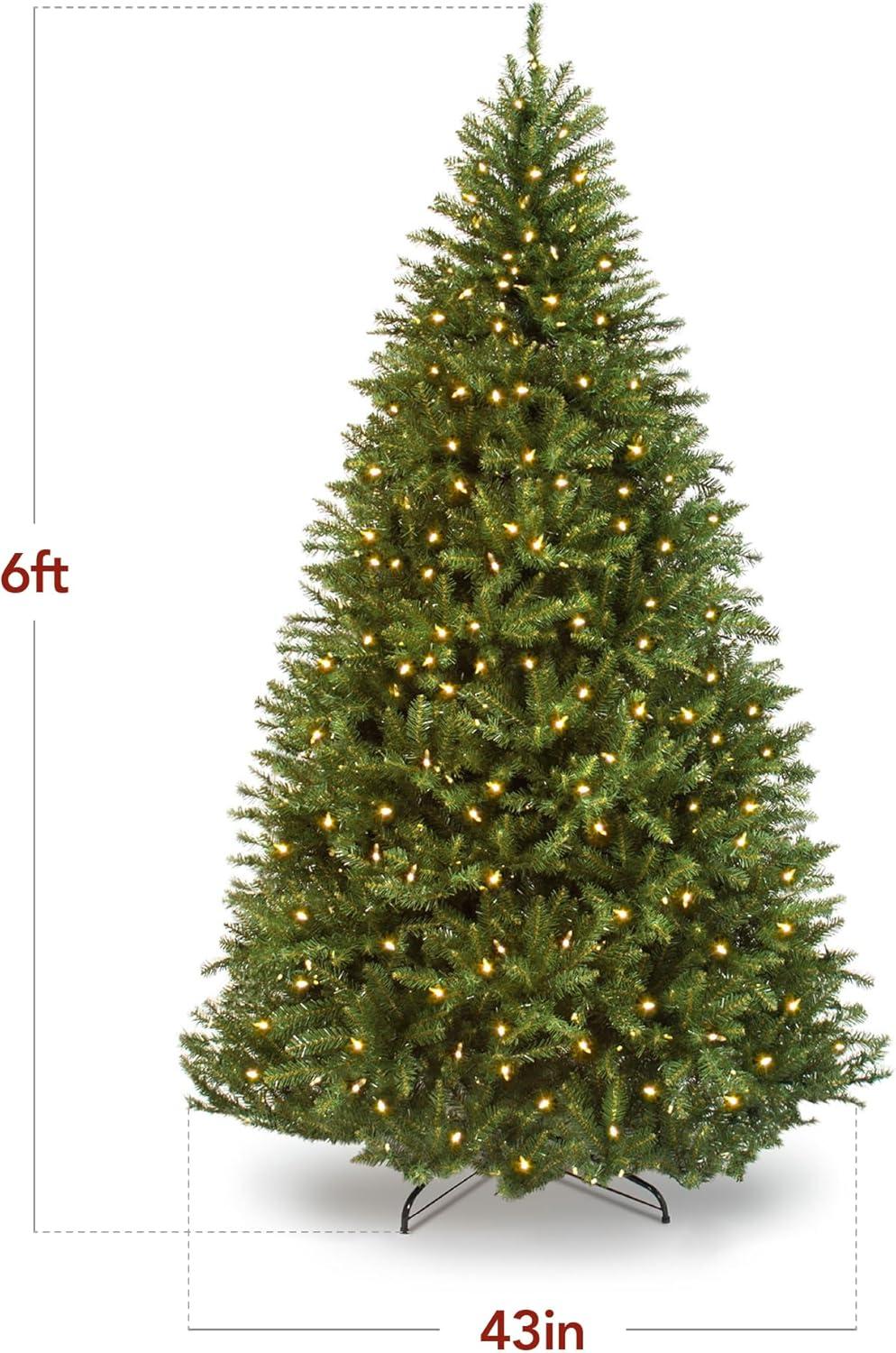 Best Choice Products Pre-Lit Hinged Douglas Full Fir Artificial Christmas Tree Holiday Decoration w/ Lights