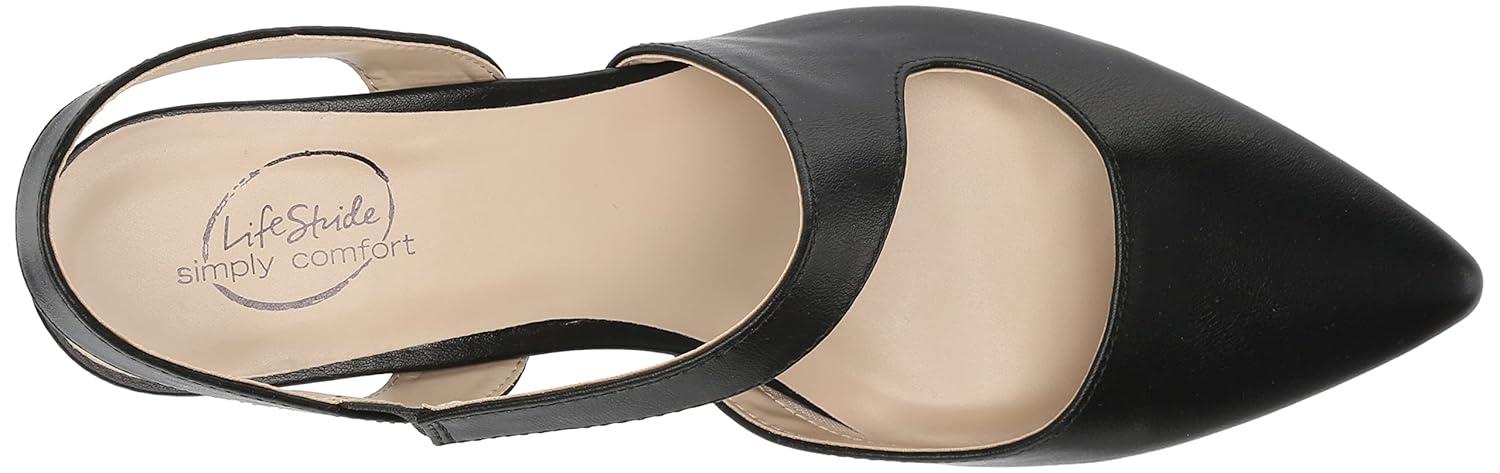 LifeStride Womens Magnetic Pump Black Synthetic 7 W